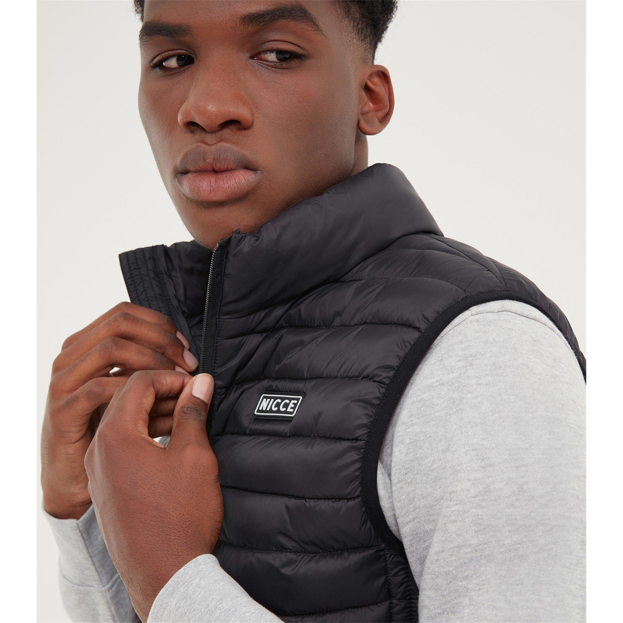 Nicce Men's Maidan Quilted Short Sleeve Gilet | Sports Direct