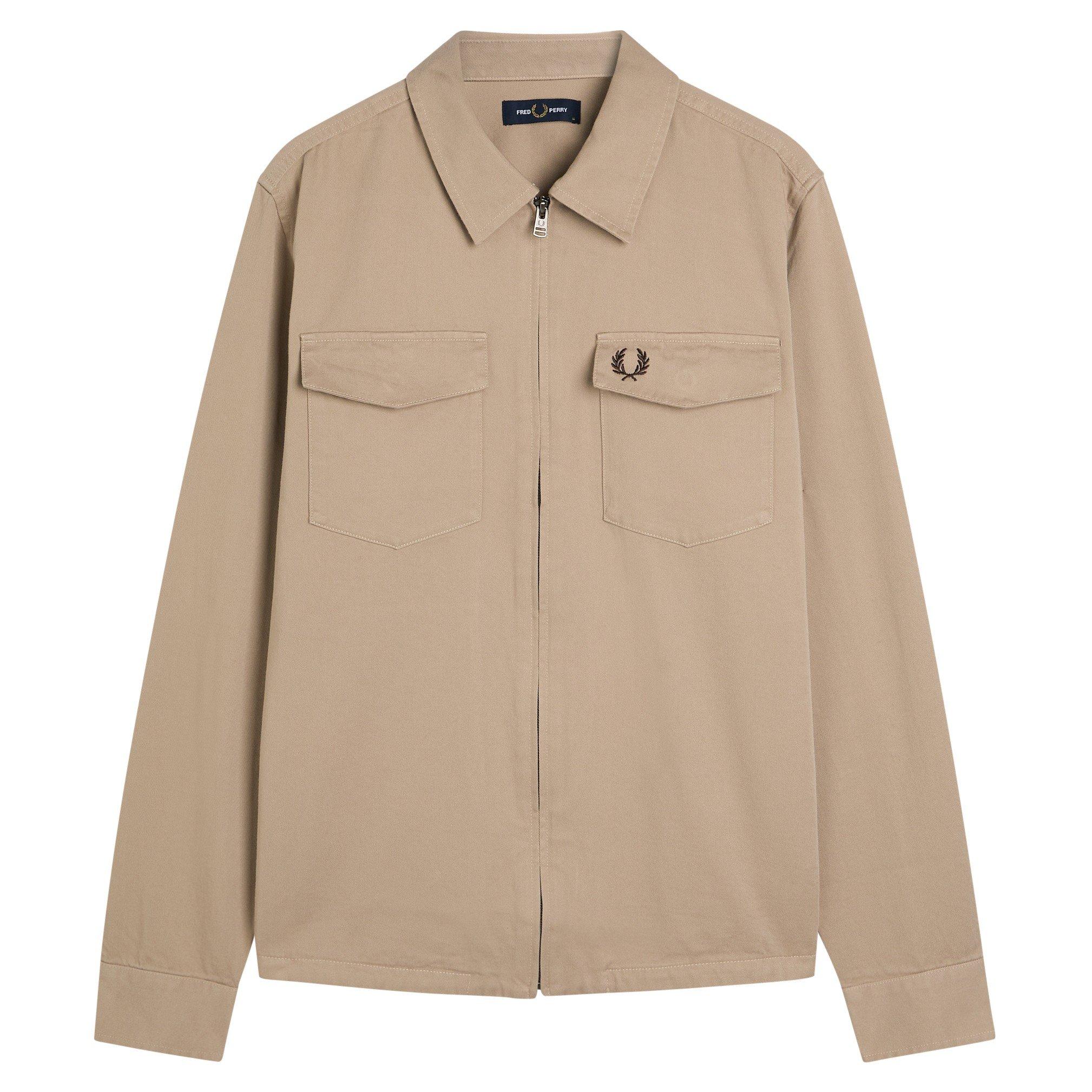 Fred Perry FP ZIP OSHIRT TWILL