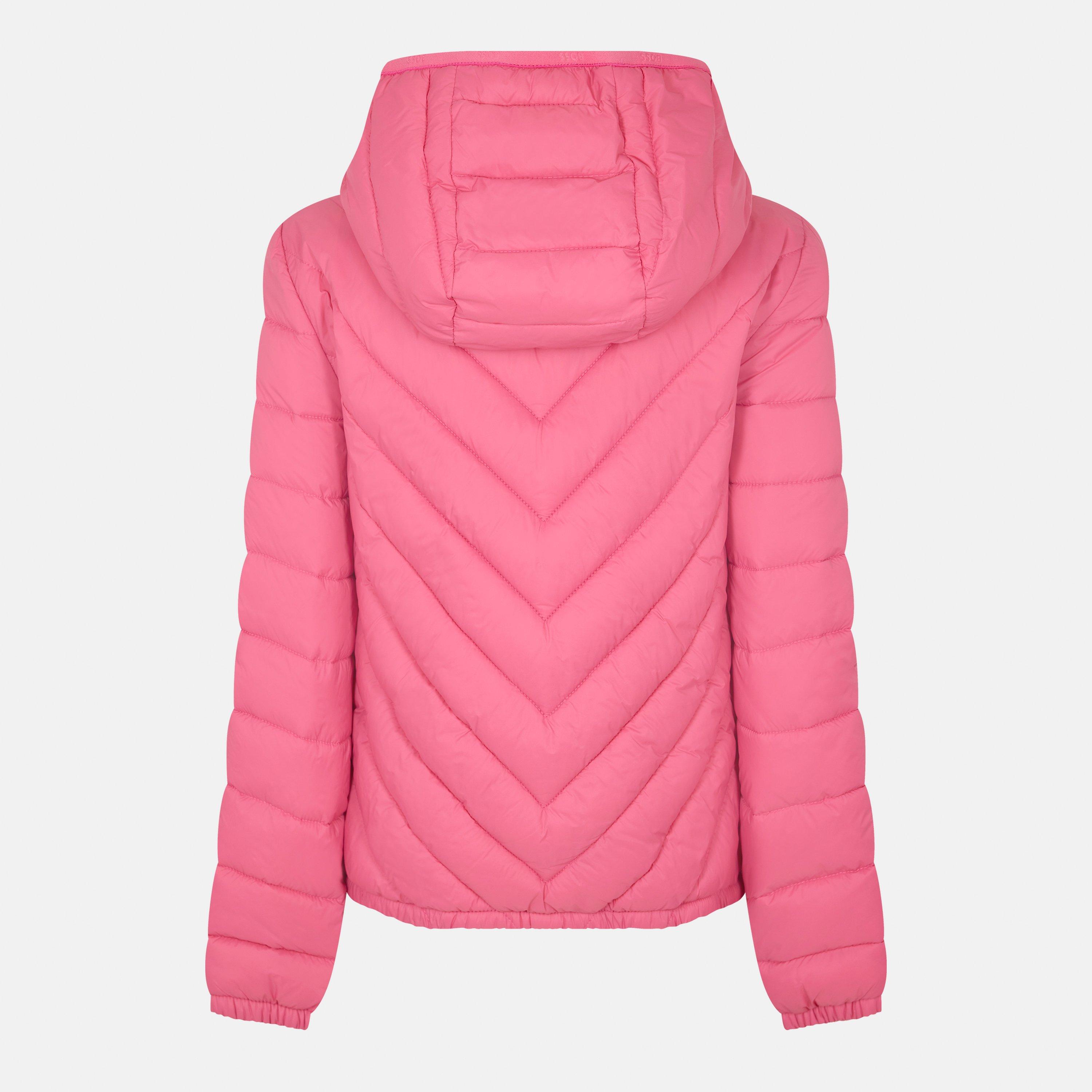 Medium Pink - Boss - Women's Palatto Insulated Short Puffer Jacket - 2