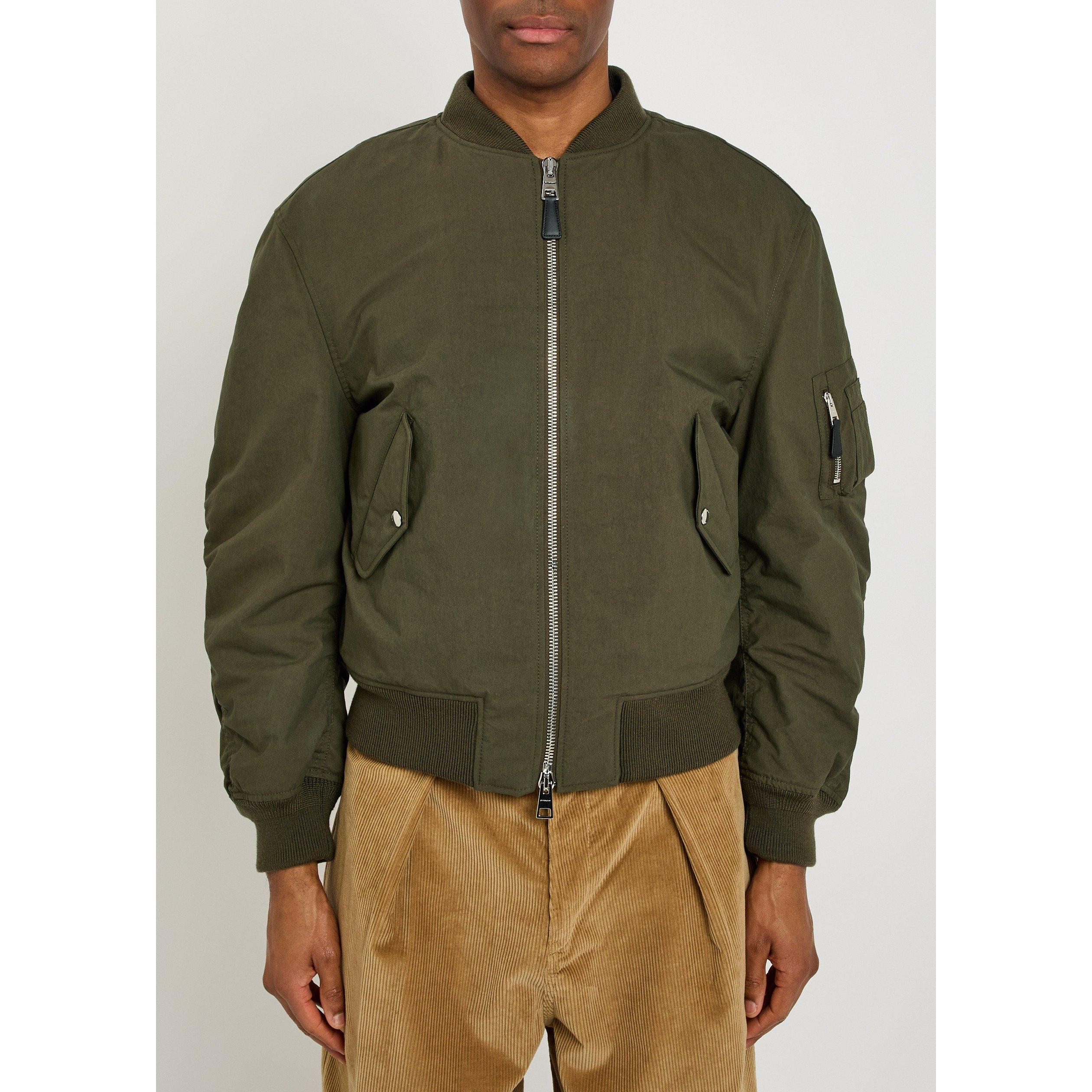 KHAKI - GIVENCHY - GIV COUTURE SLEEVES BOMBER - 2