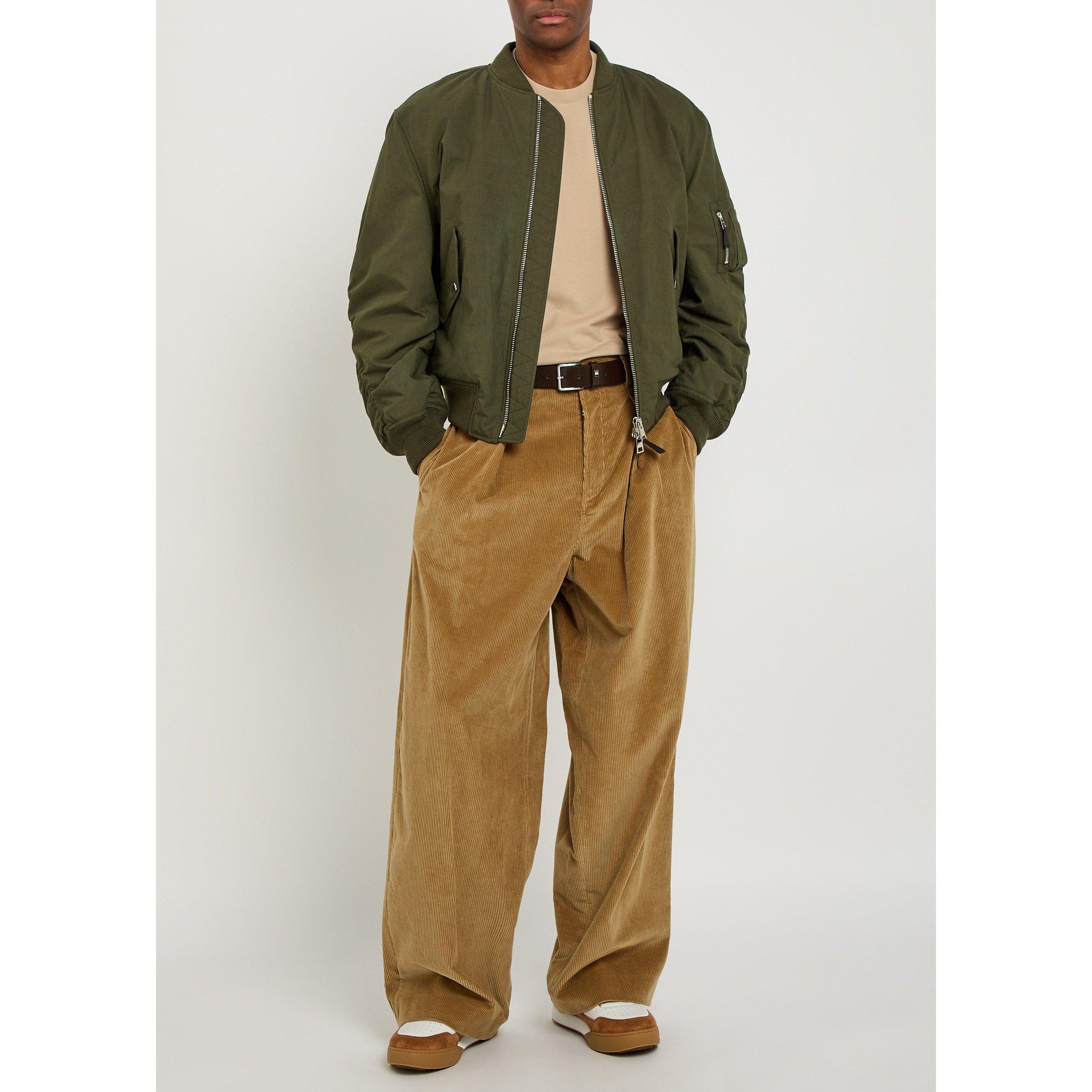 KHAKI - GIVENCHY - GIV COUTURE SLEEVES BOMBER - 5