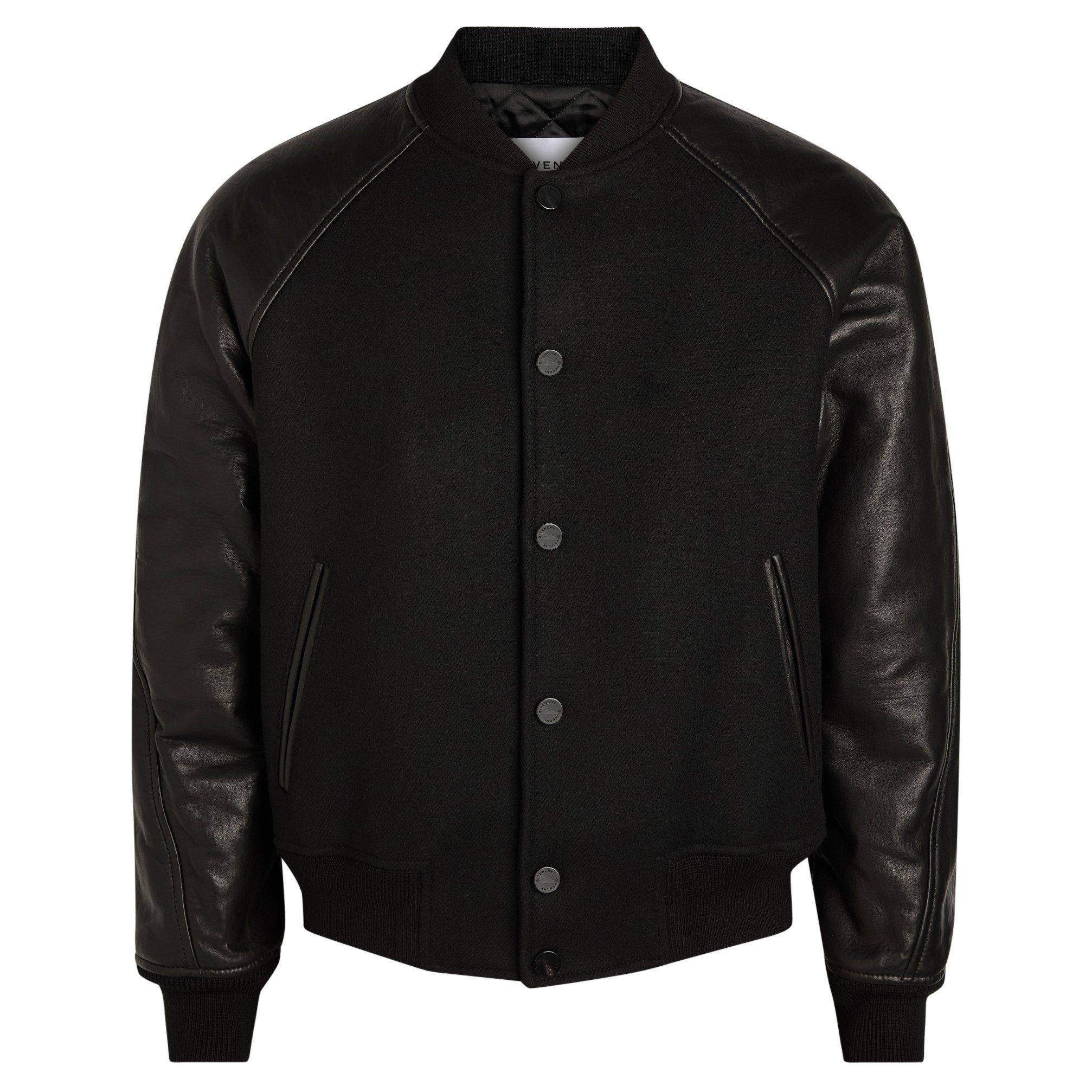 BLACK - GIVENCHY - GIV MIX MATERIAL JACKET - 1