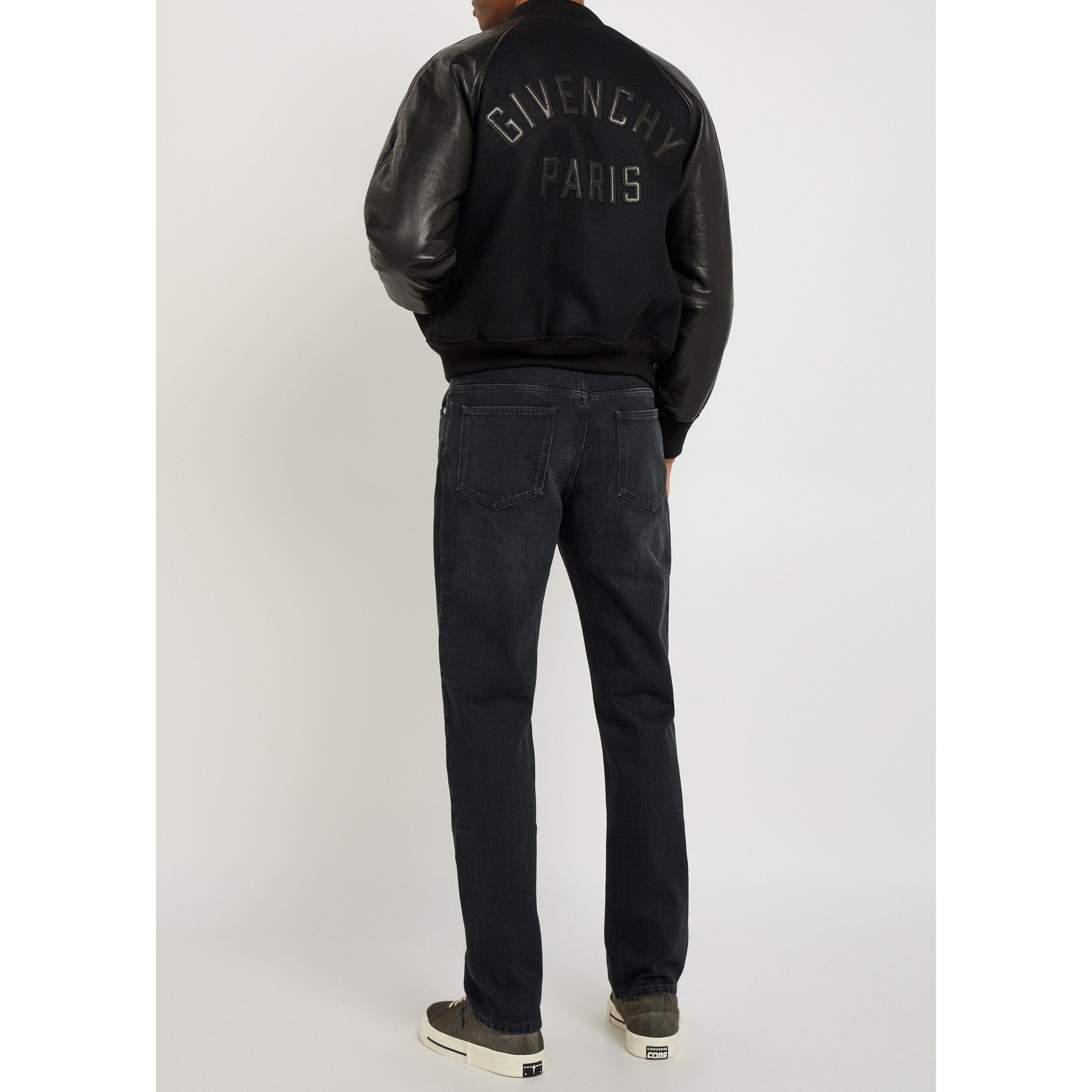 BLACK - GIVENCHY - GIV MIX MATERIAL JACKET - 5