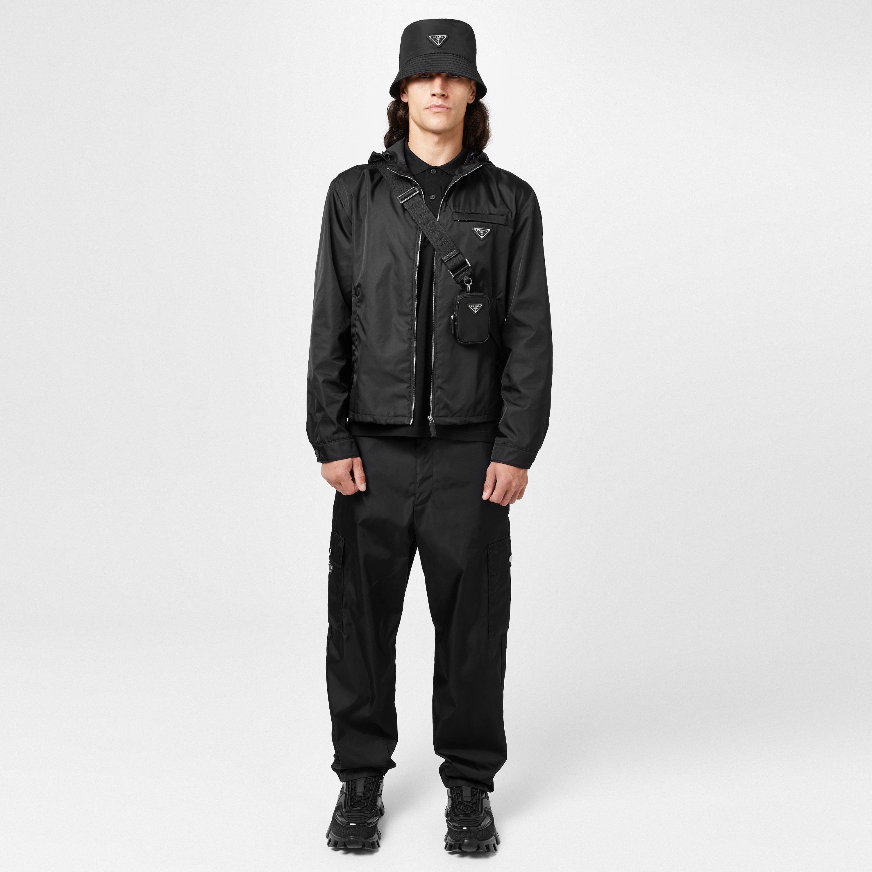 Prada Men's Re-Nylon Long Sleeve Zip Windbreaker | Cruise Fashion