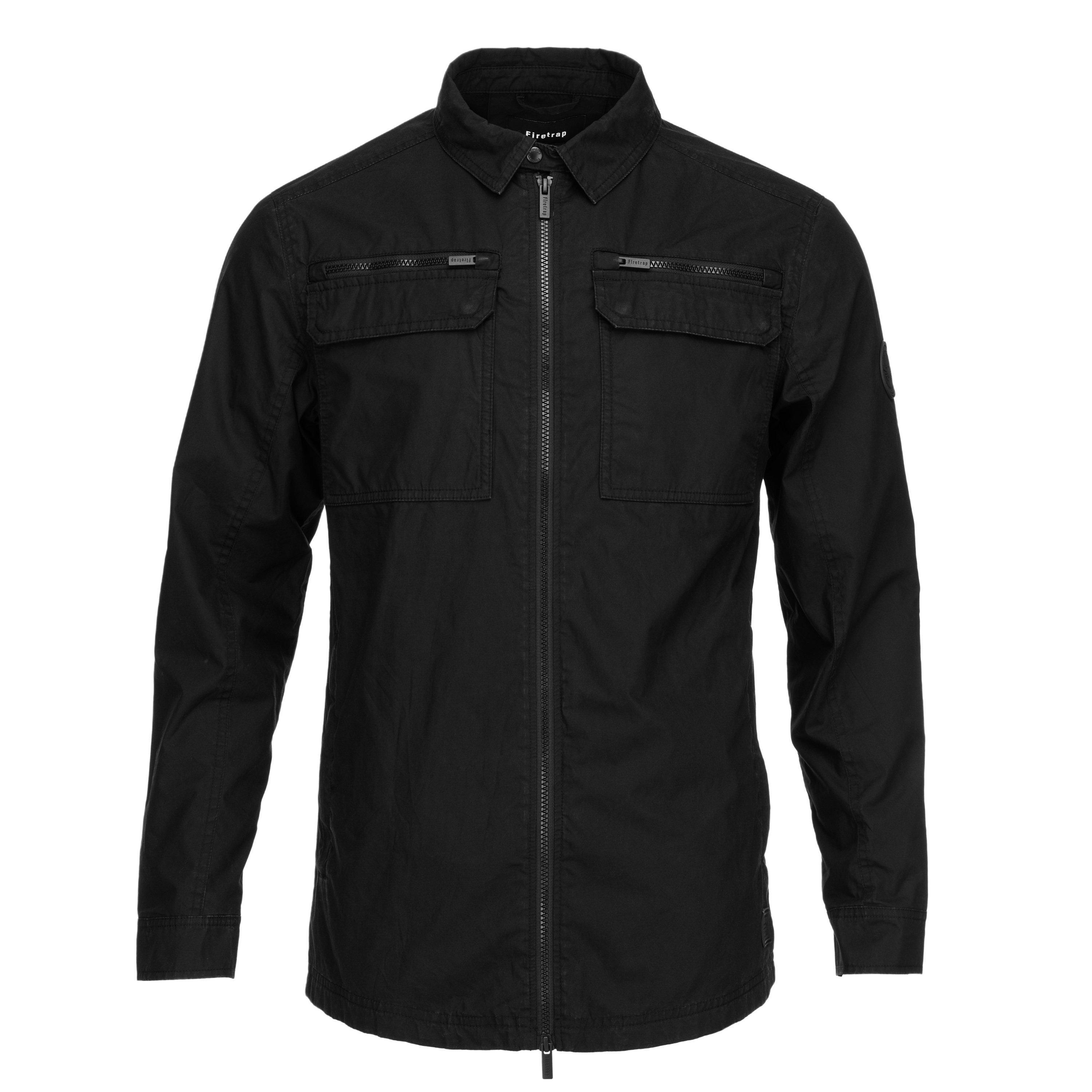 Nero - Firetrap - Stylish Zip Shacket for Men - 7