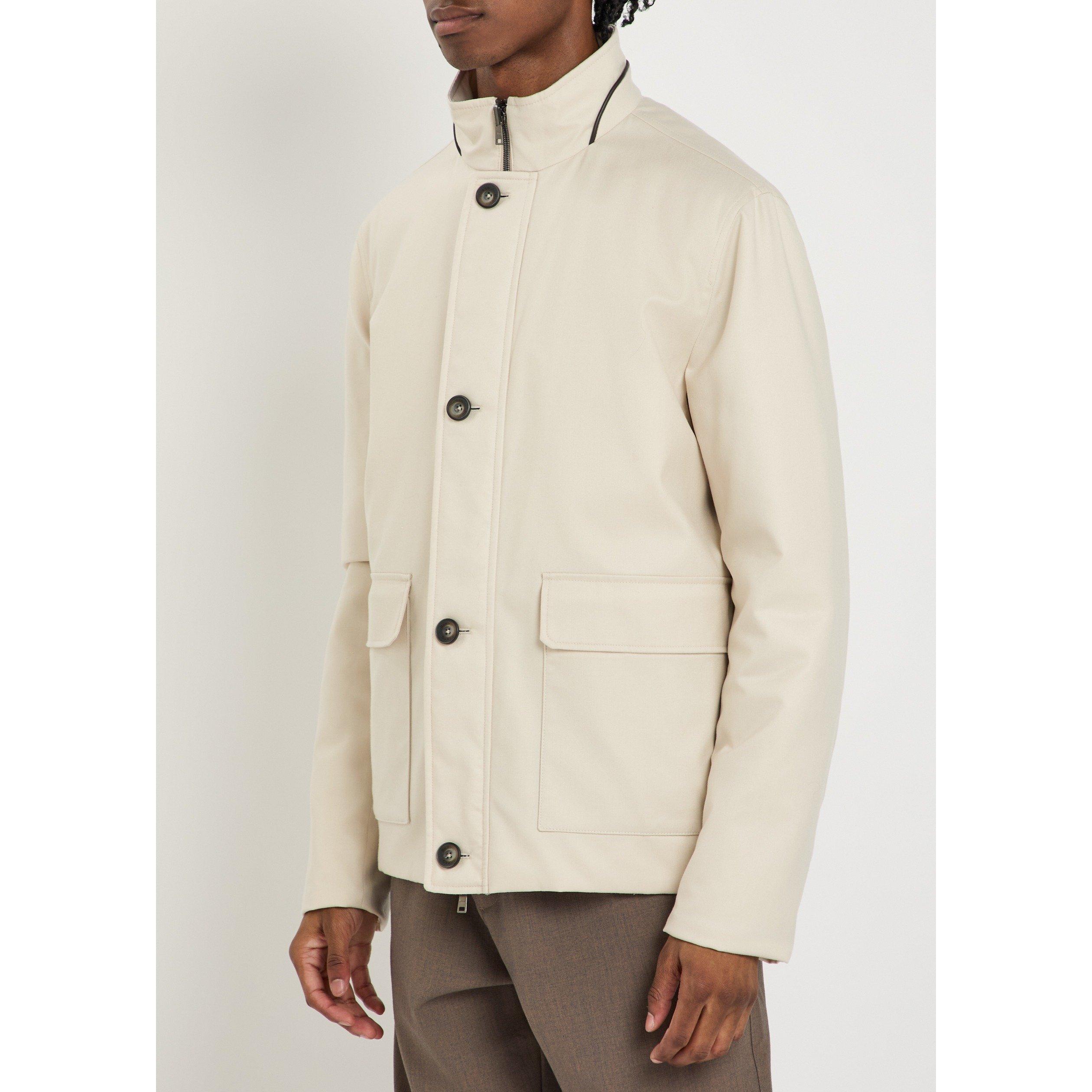 ECRU - Herno - Men's Her Coat Reversible Cashmere Jacket - 2
