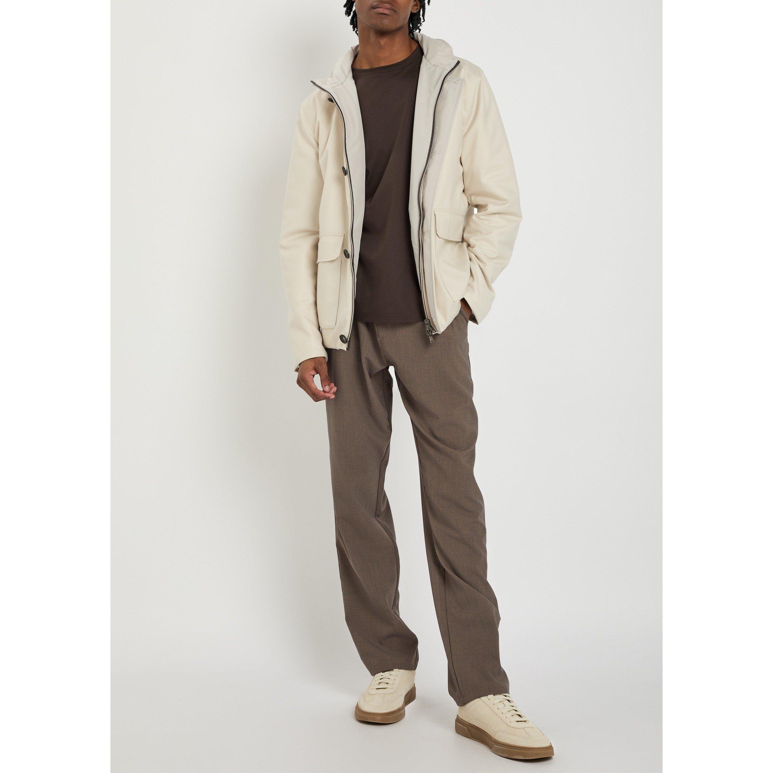 ECRU - Herno - Men's Her Coat Reversible Cashmere Jacket - 6