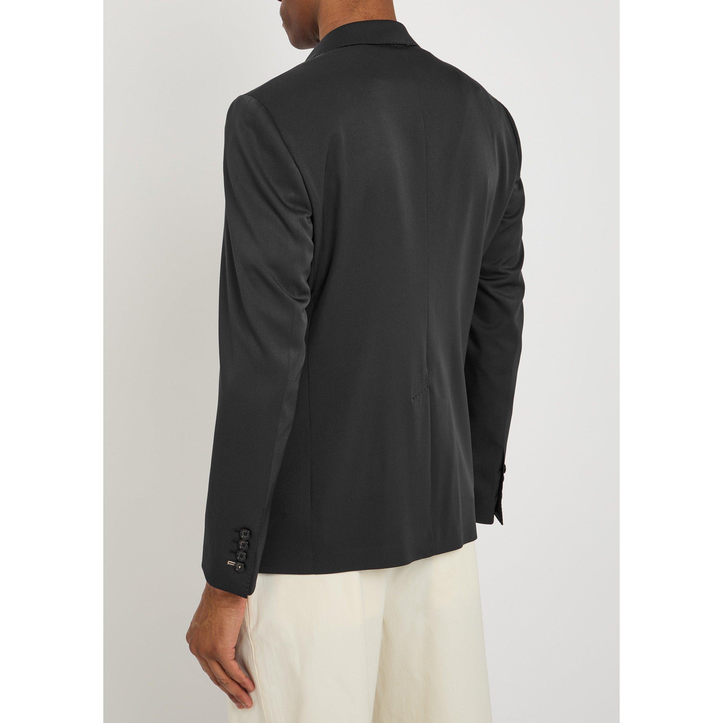 BLACK - Dolce and Gabbana - DG TELA LANA BLAZER JACKET - 3