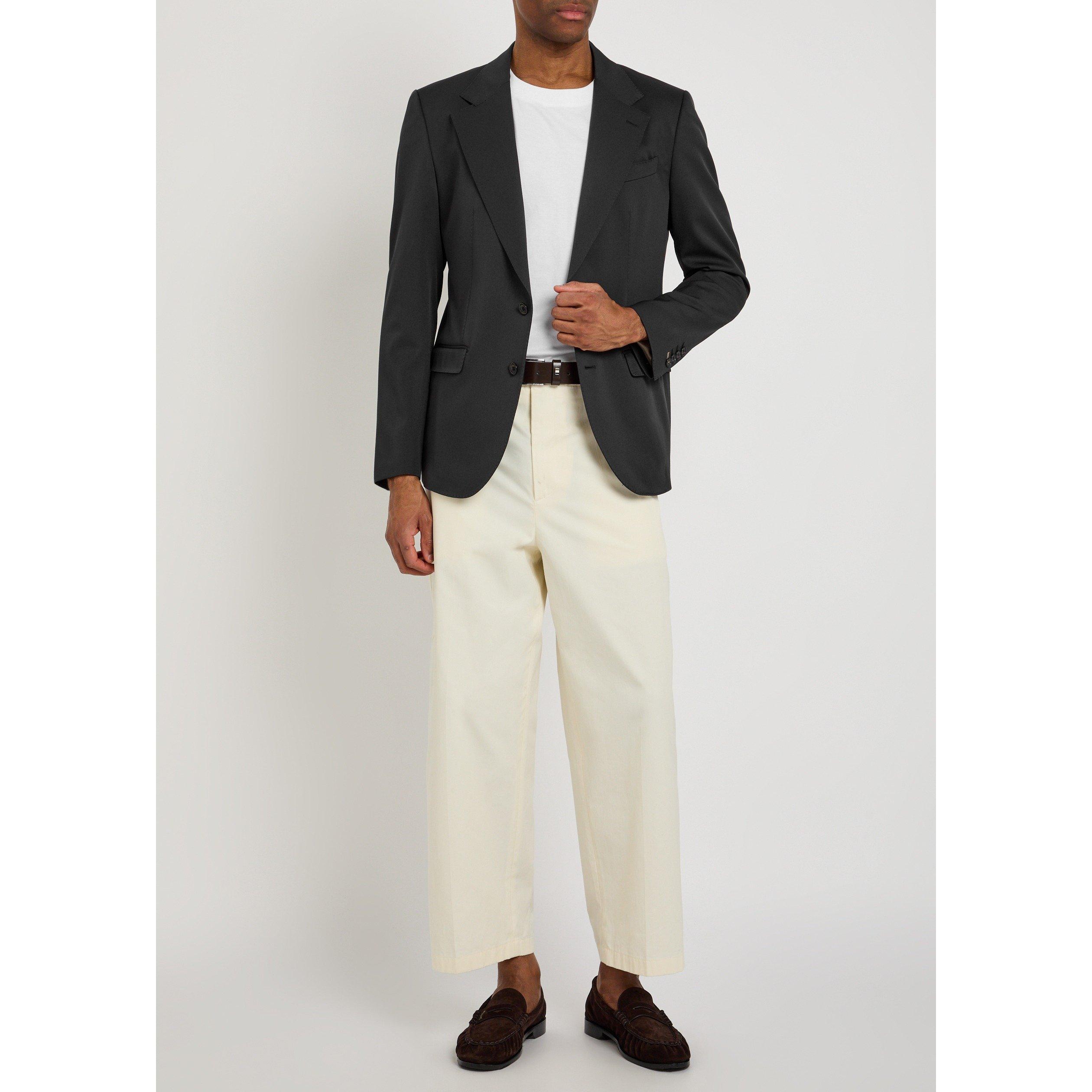 BLACK - Dolce and Gabbana - DG TELA LANA BLAZER JACKET - 5