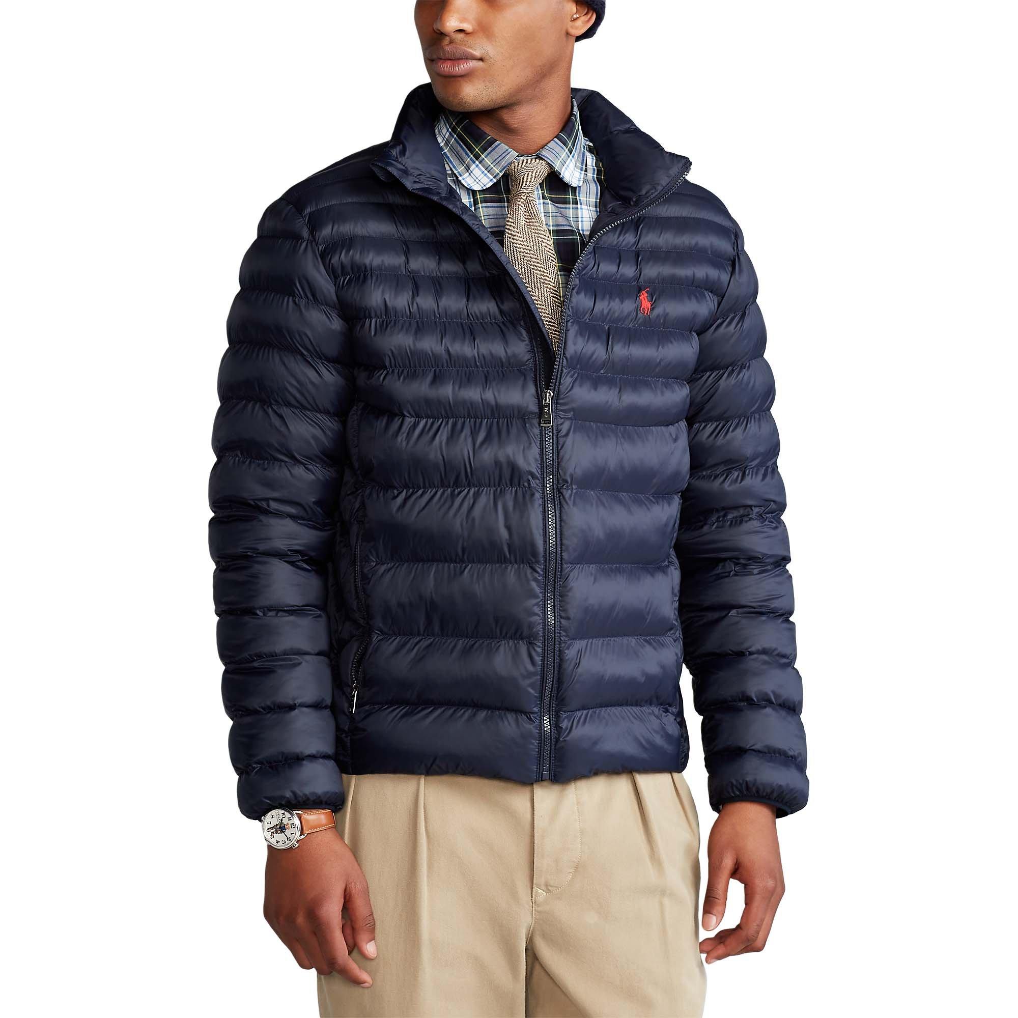 Collection Navy - Polo Ralph Lauren - Men's Terra Water Resistant PrimaLoft Short Puffer Jacket - 3