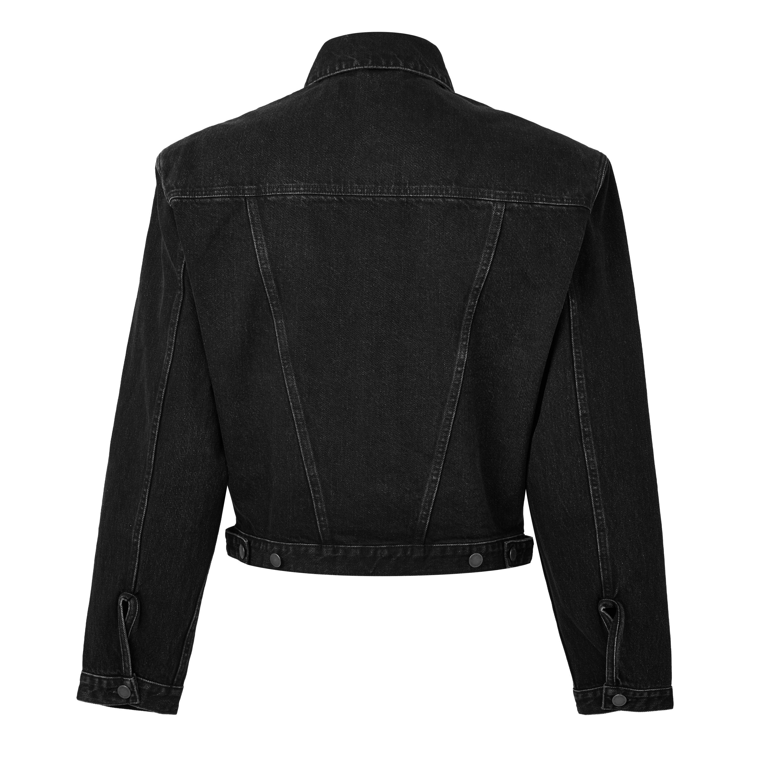 BLACK - Entire Studios - ENTIRE SHRUNKEN DENIM JAC - 2