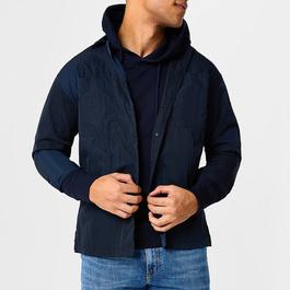 Ribbed Quarter Zip Jumper Essential Padded Down Jacket