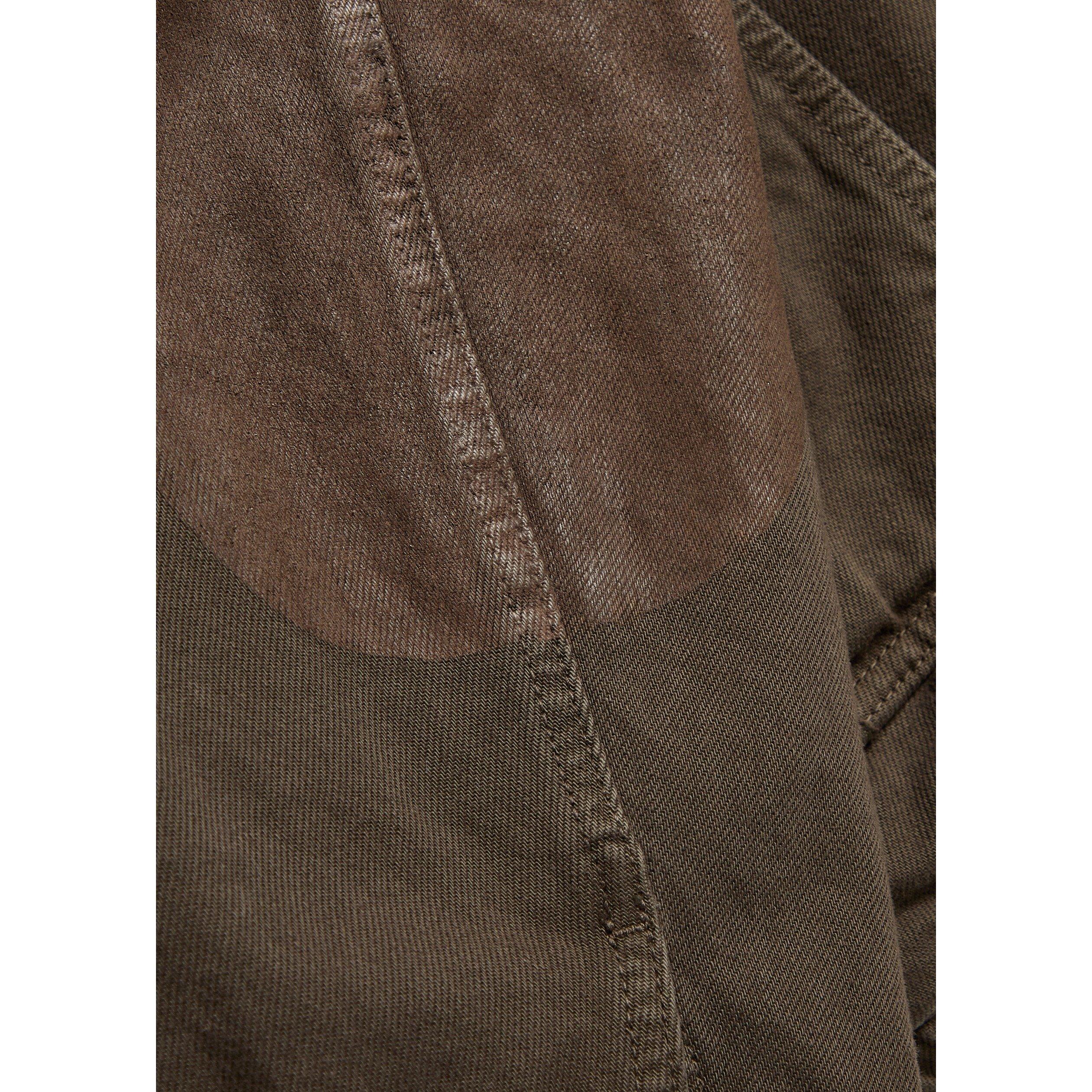 BURGUNDY - Stone Island - Men's Bomber Denim Jacket - 4