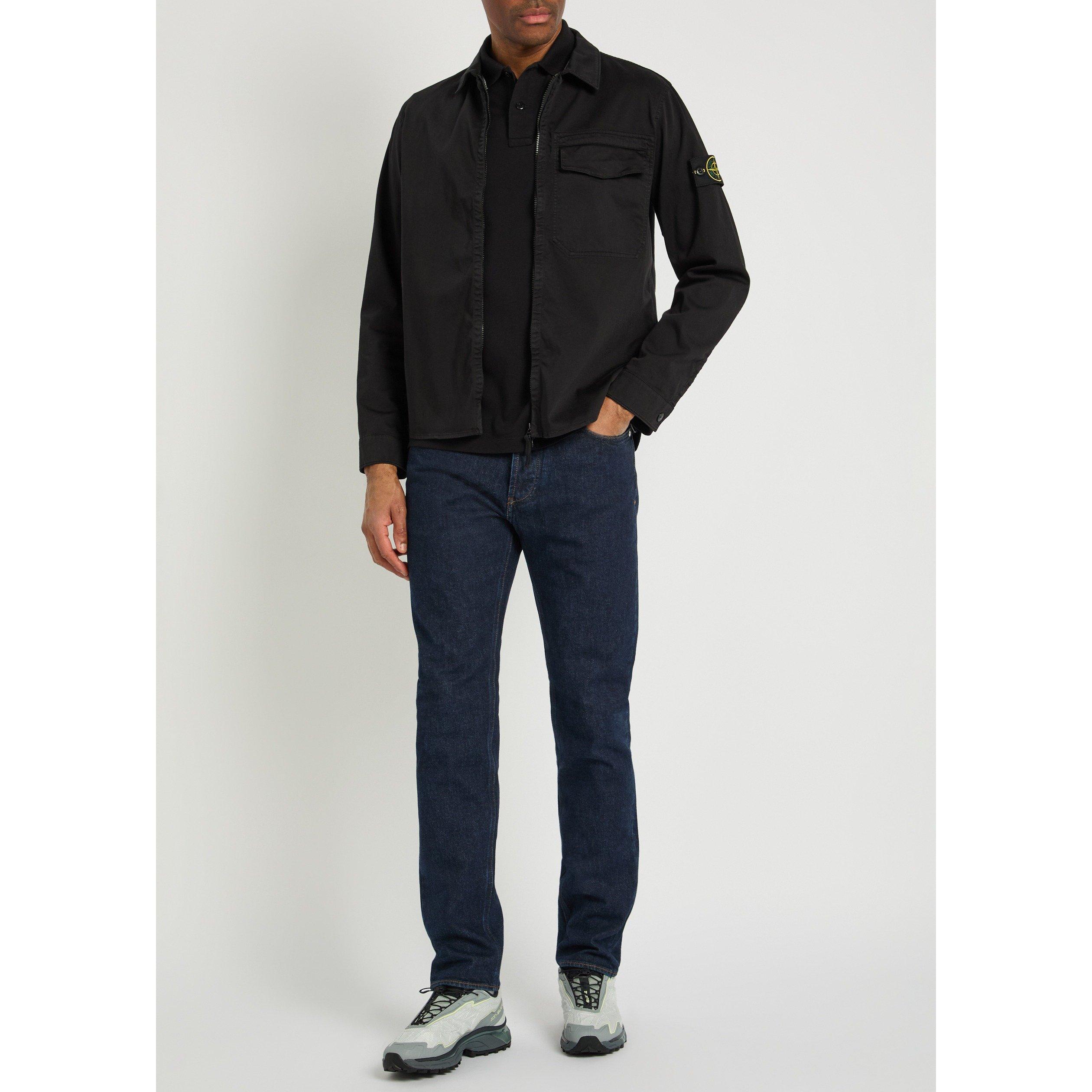 BLACK - Stone Island - SI CLASSIC COTTON OVERSHIRT - 5
