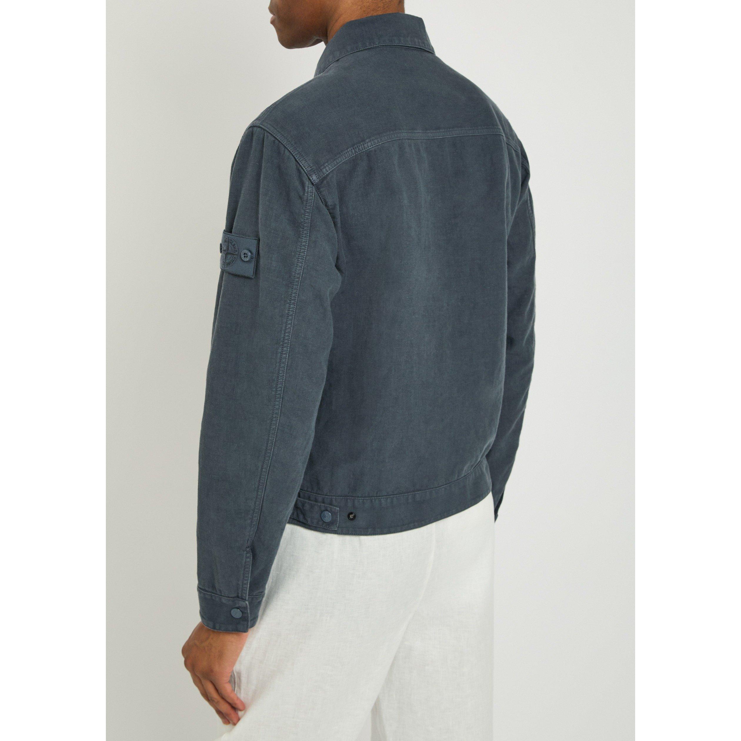BLUE - Stone Island - SI GHOSTLINEN JACKET - 3
