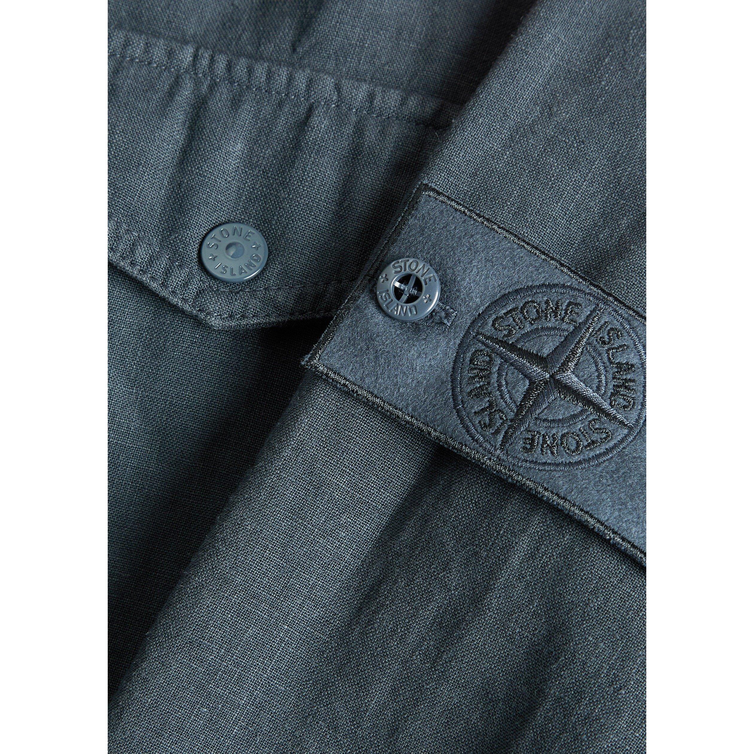 BLUE - Stone Island - SI GHOSTLINEN JACKET - 4