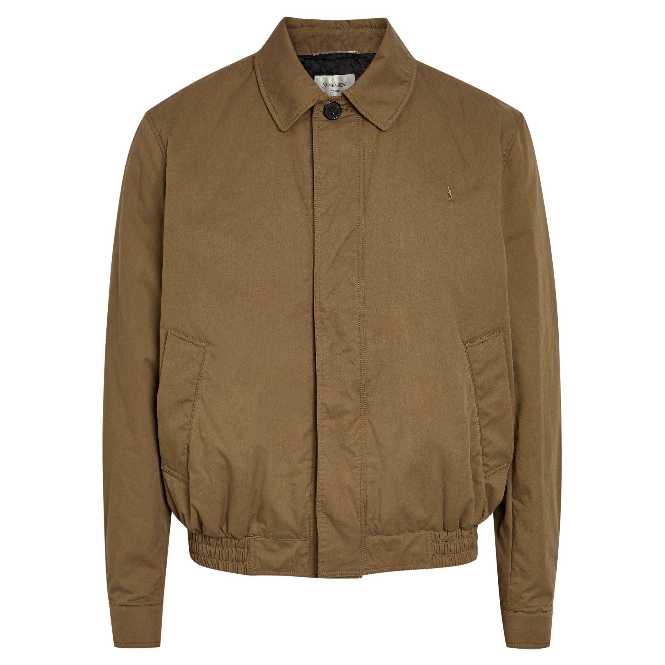 TAUPE - Saint Laurent - YSL ZIP BLOUSON - 1