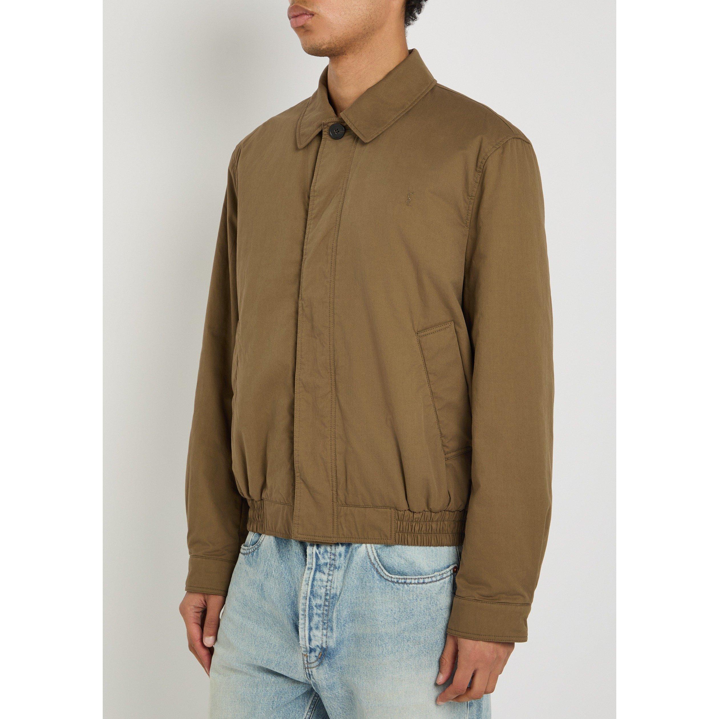 TAUPE - Saint Laurent - YSL ZIP BLOUSON - 2