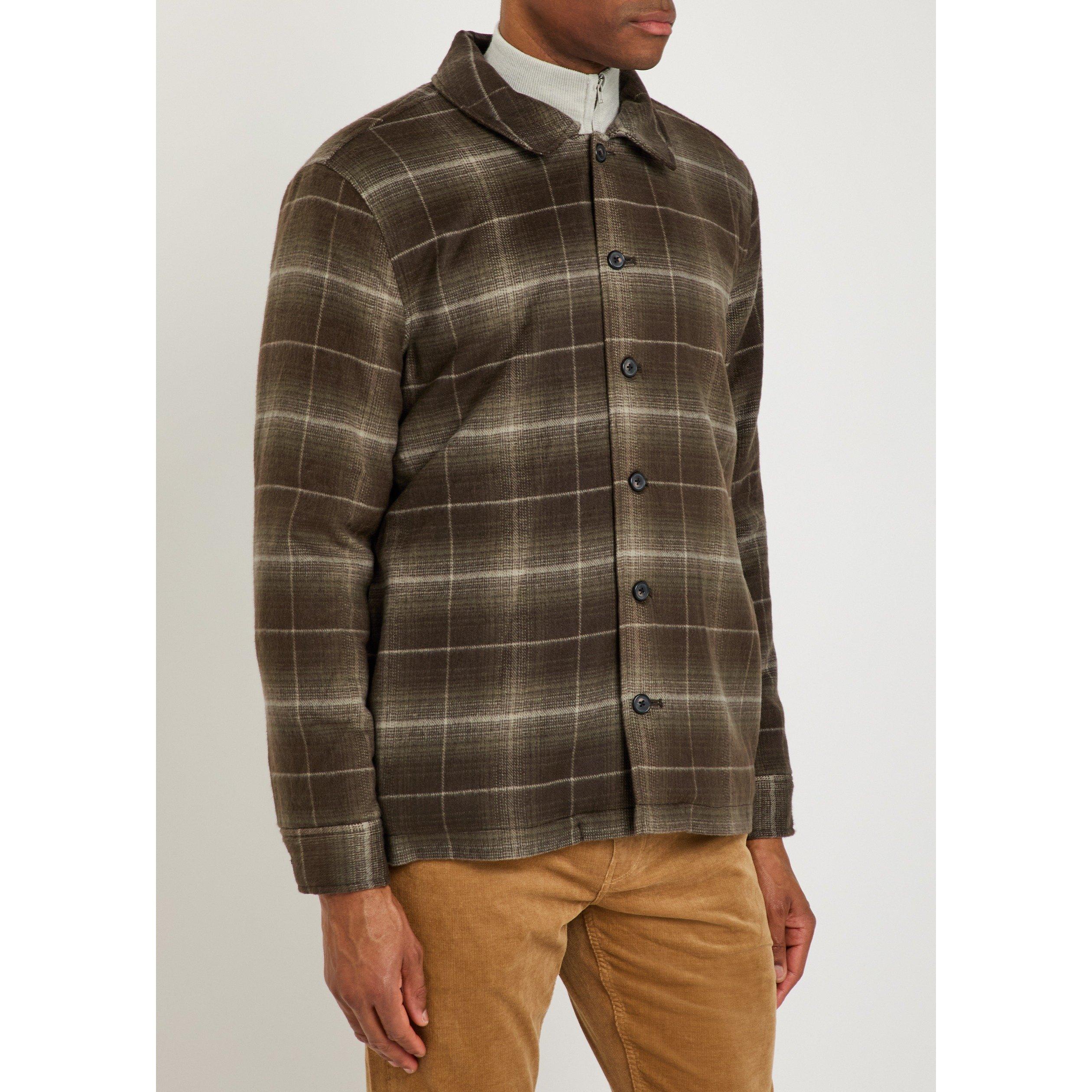DARK GREEN - Paige - Men's Telford Plaid Overshirt - 2