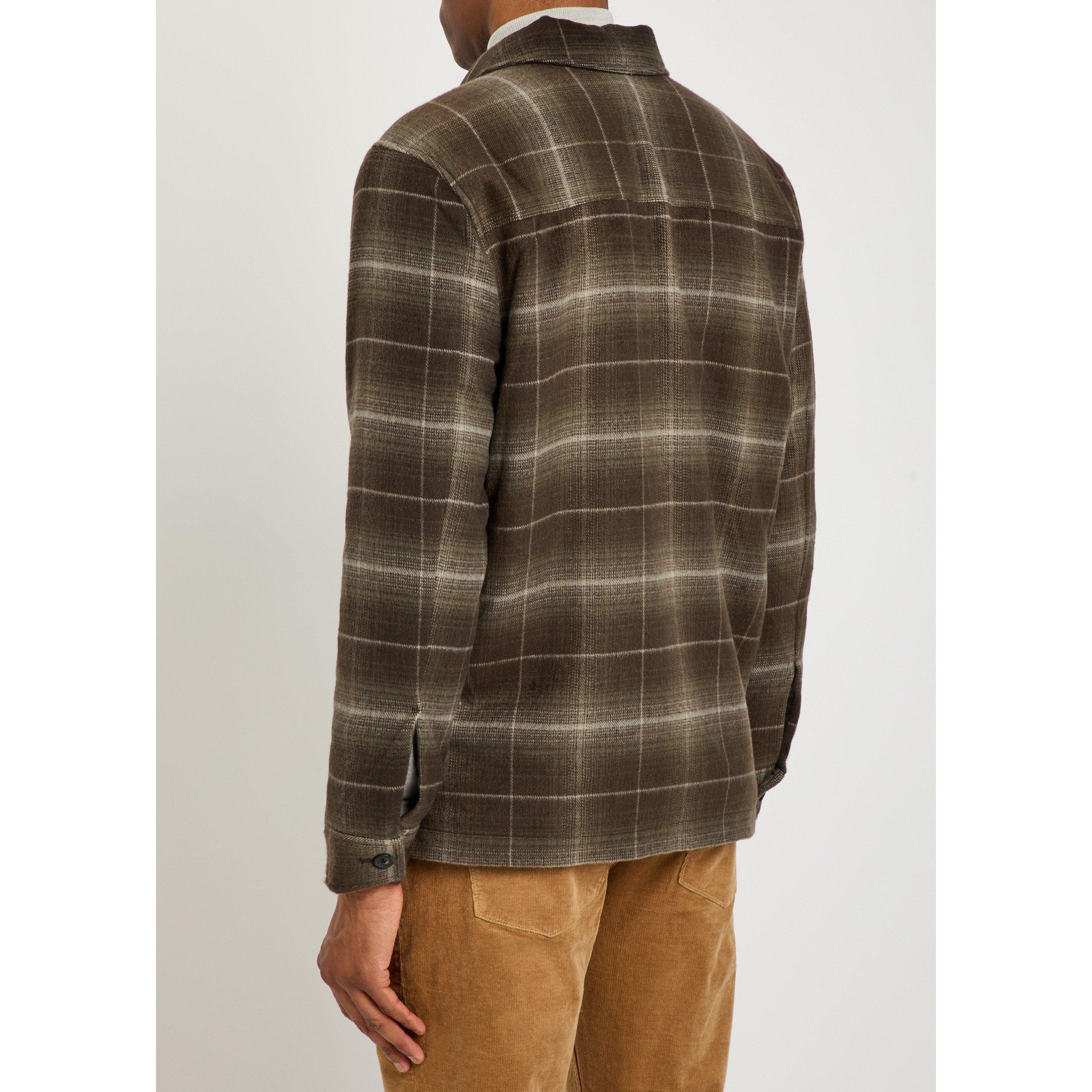 DARK GREEN - Paige - Men's Telford Plaid Overshirt - 3