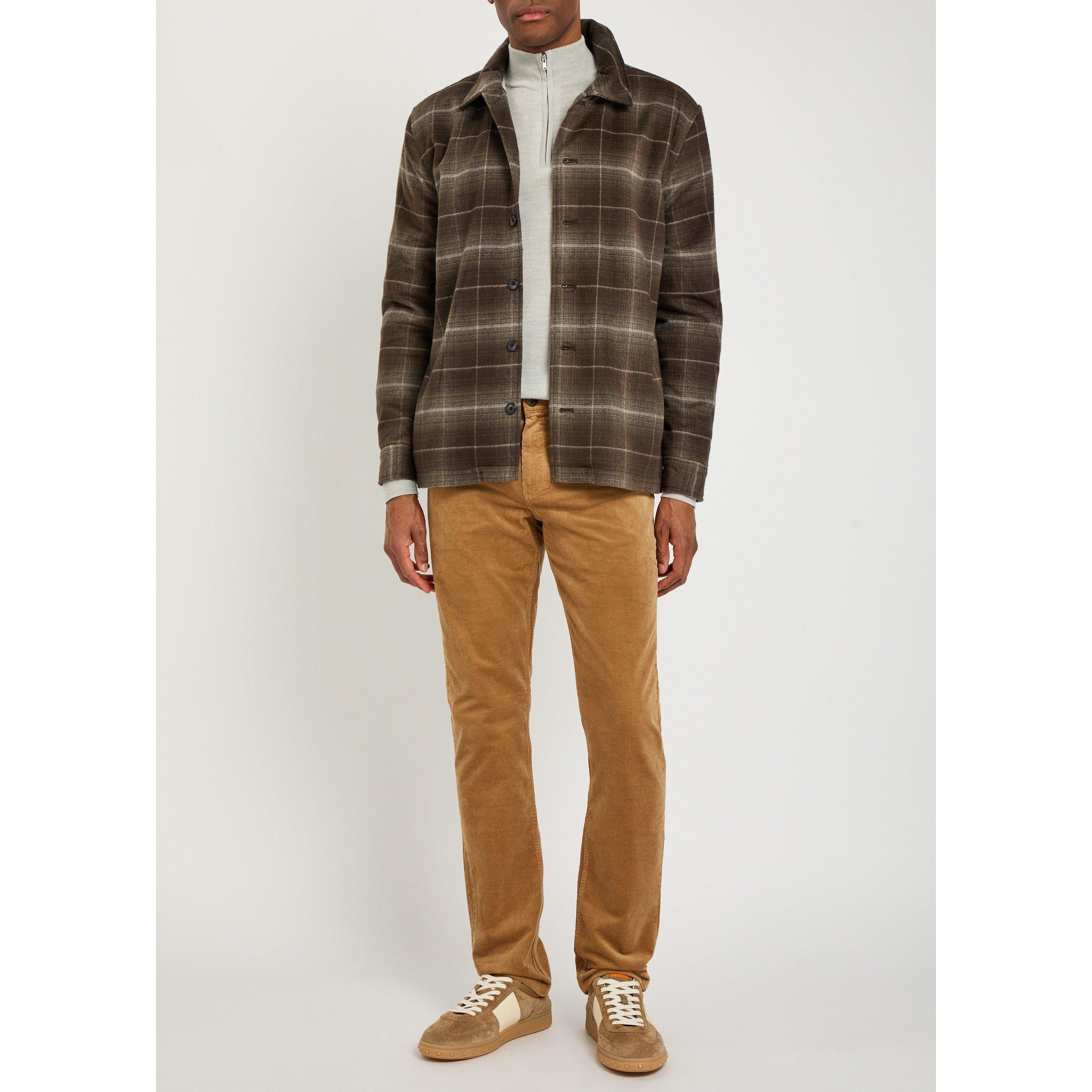 DARK GREEN - Paige - Men's Telford Plaid Overshirt - 5