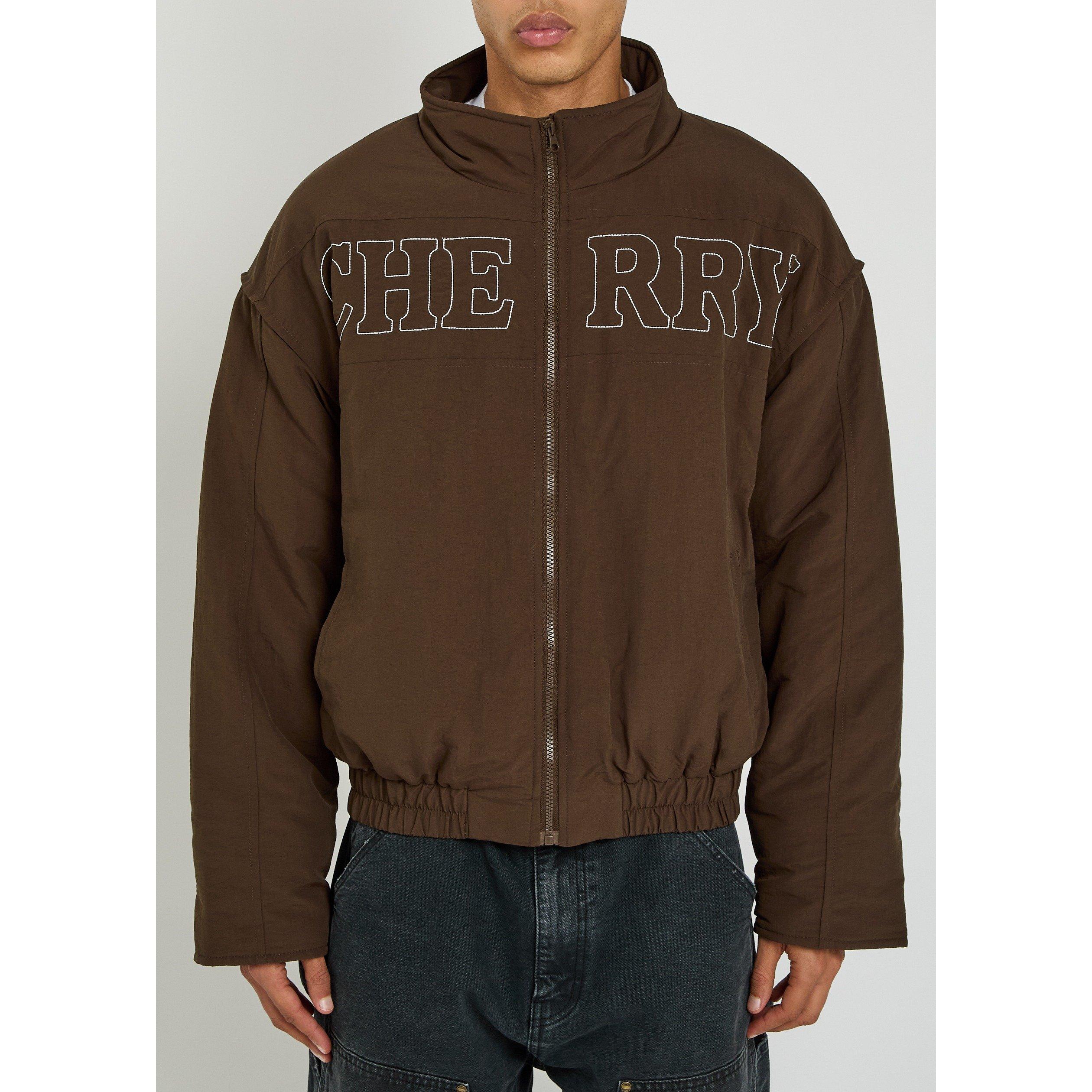 BROWN - Cherry LA - Men's Pit Crew Oversized-Fit Short Puffer Jacket - 2