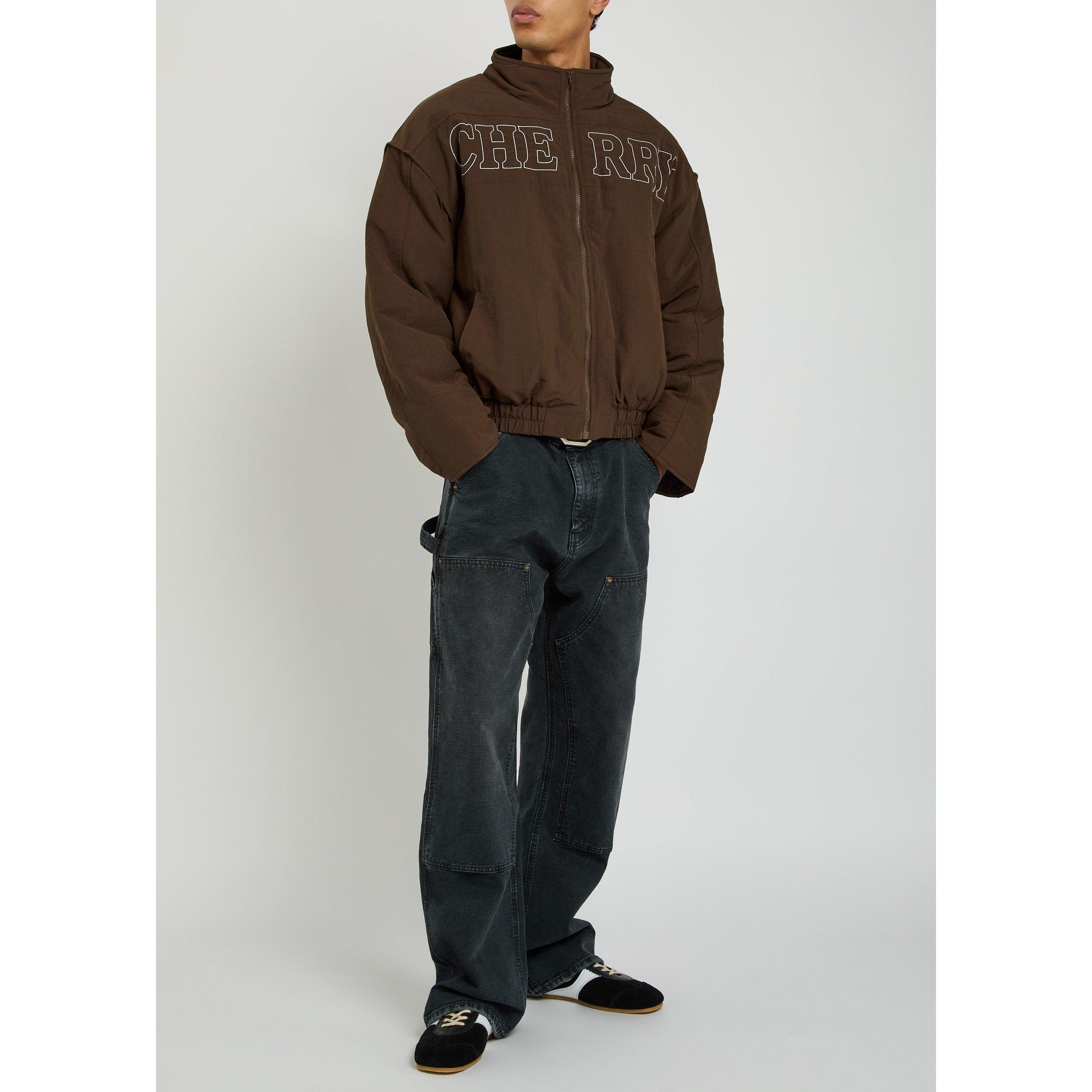 BROWN - Cherry LA - Men's Pit Crew Oversized-Fit Short Puffer Jacket - 5