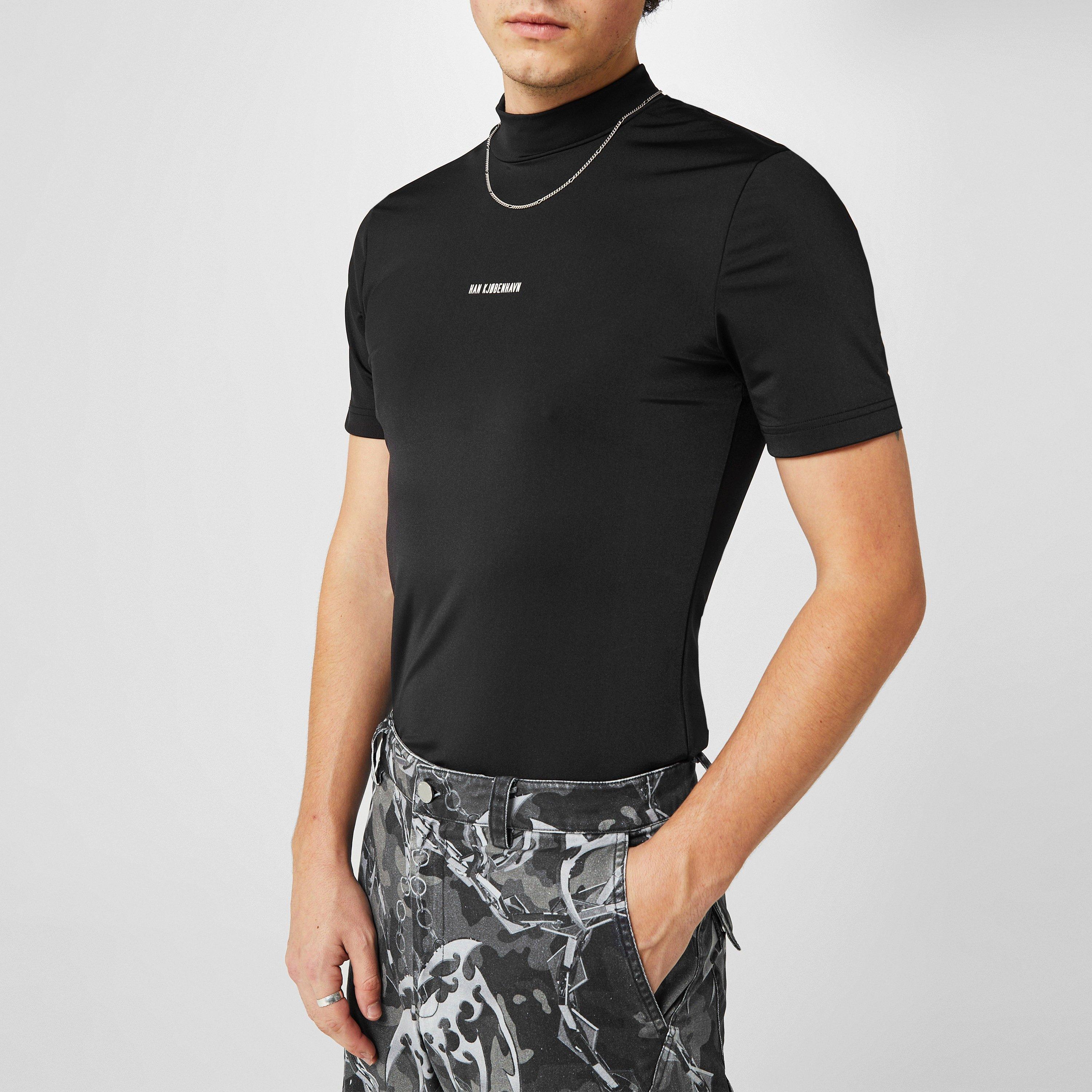 Black - Han Kjobenhavn - Men's Stretch Slim Fit T-Shirt - 1