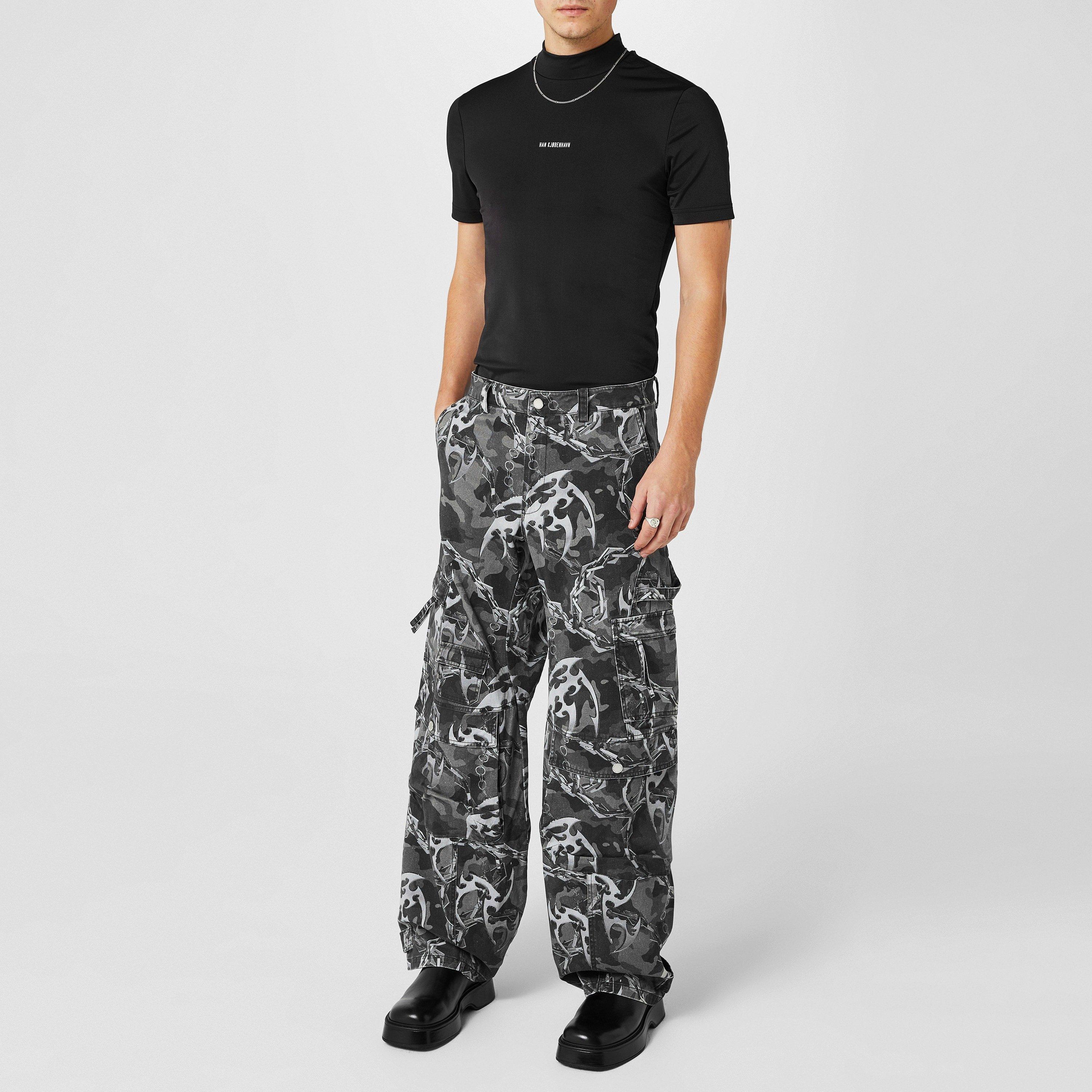Black - Han Kjobenhavn - Men's Stretch Slim Fit T-Shirt - 2