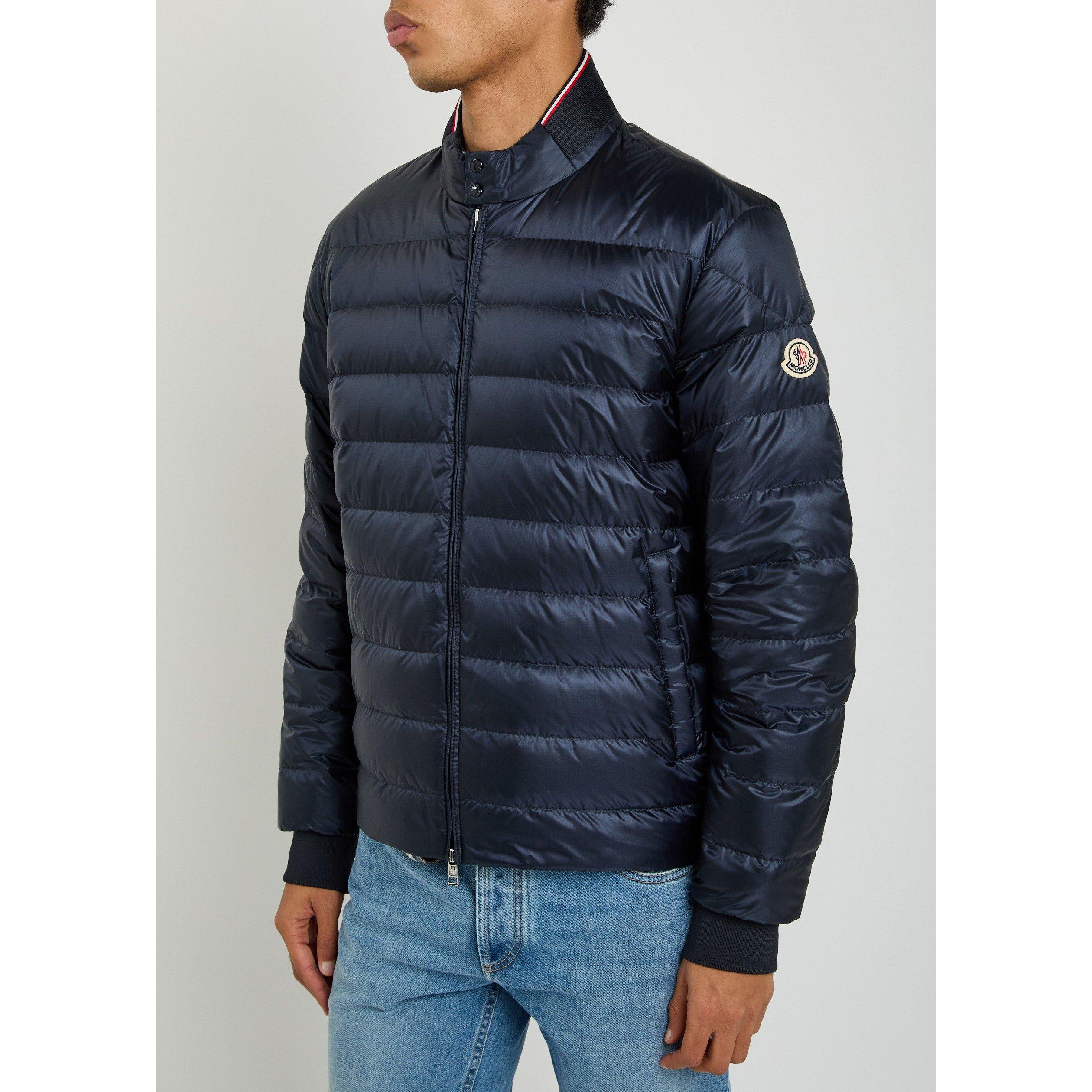 NAVY - Moncler - Men's Rigel Biker Down Jacket - 2