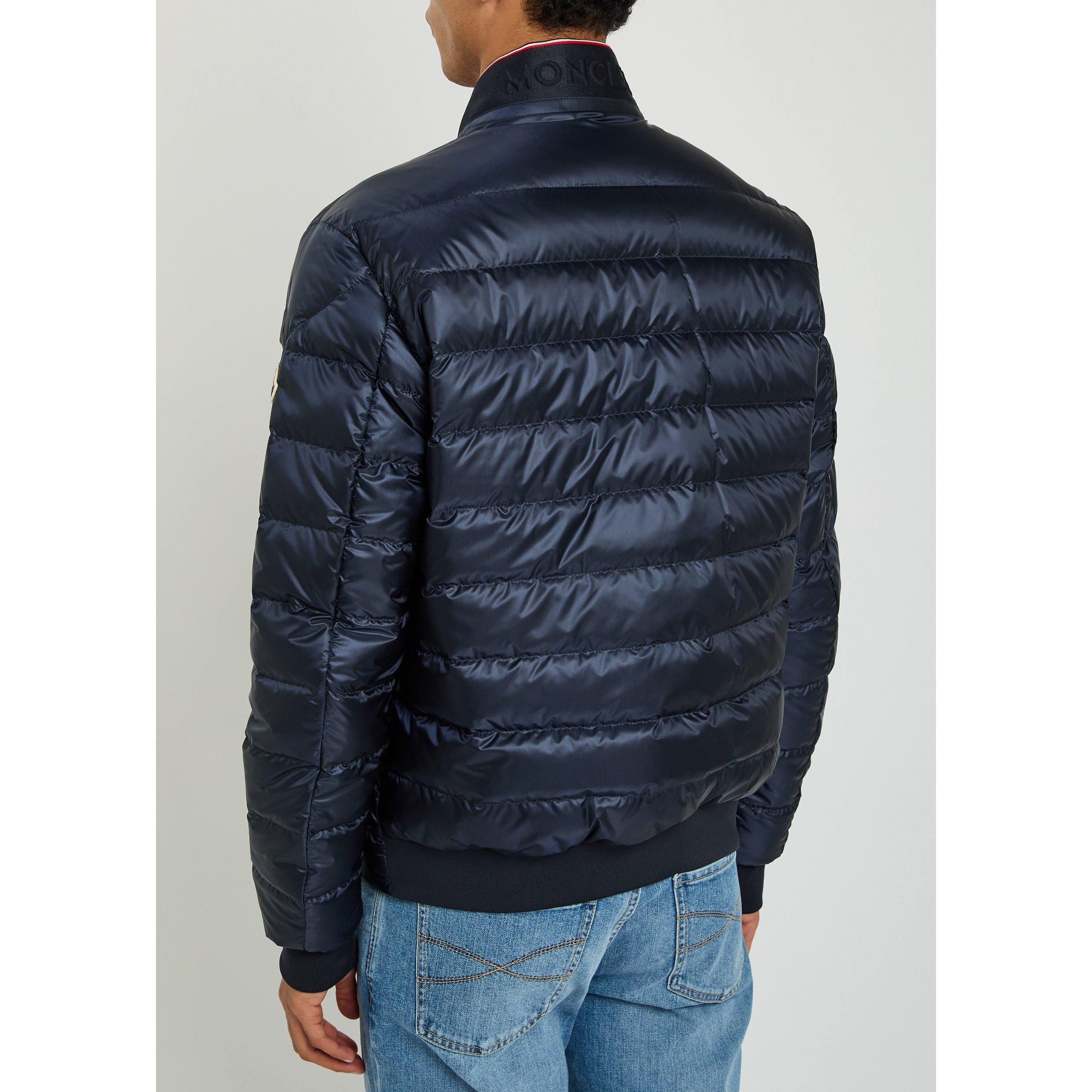 NAVY - Moncler - Men's Rigel Biker Down Jacket - 3