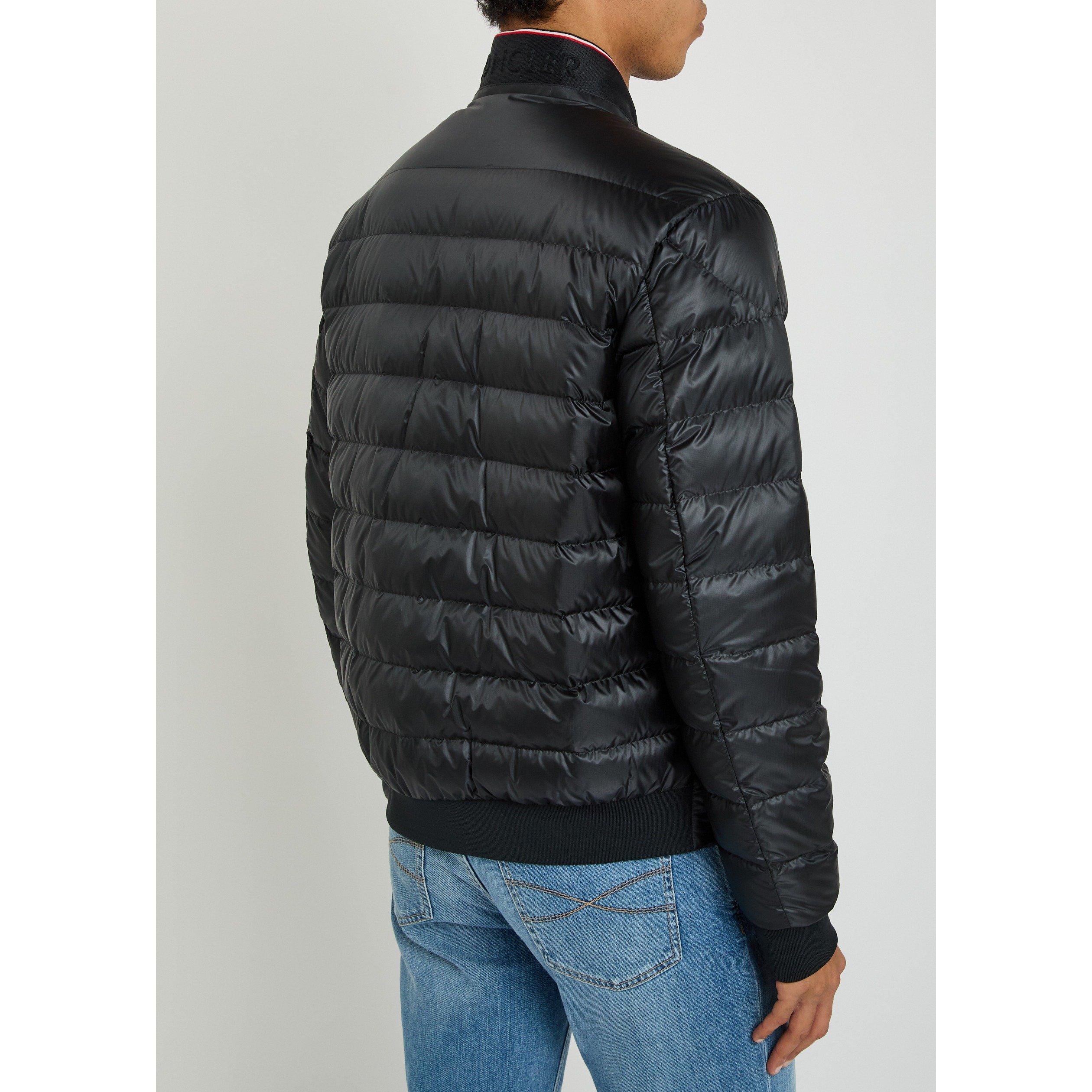 BLACK - Moncler - Men's Rigel Biker Short Puffer Jacket - 3