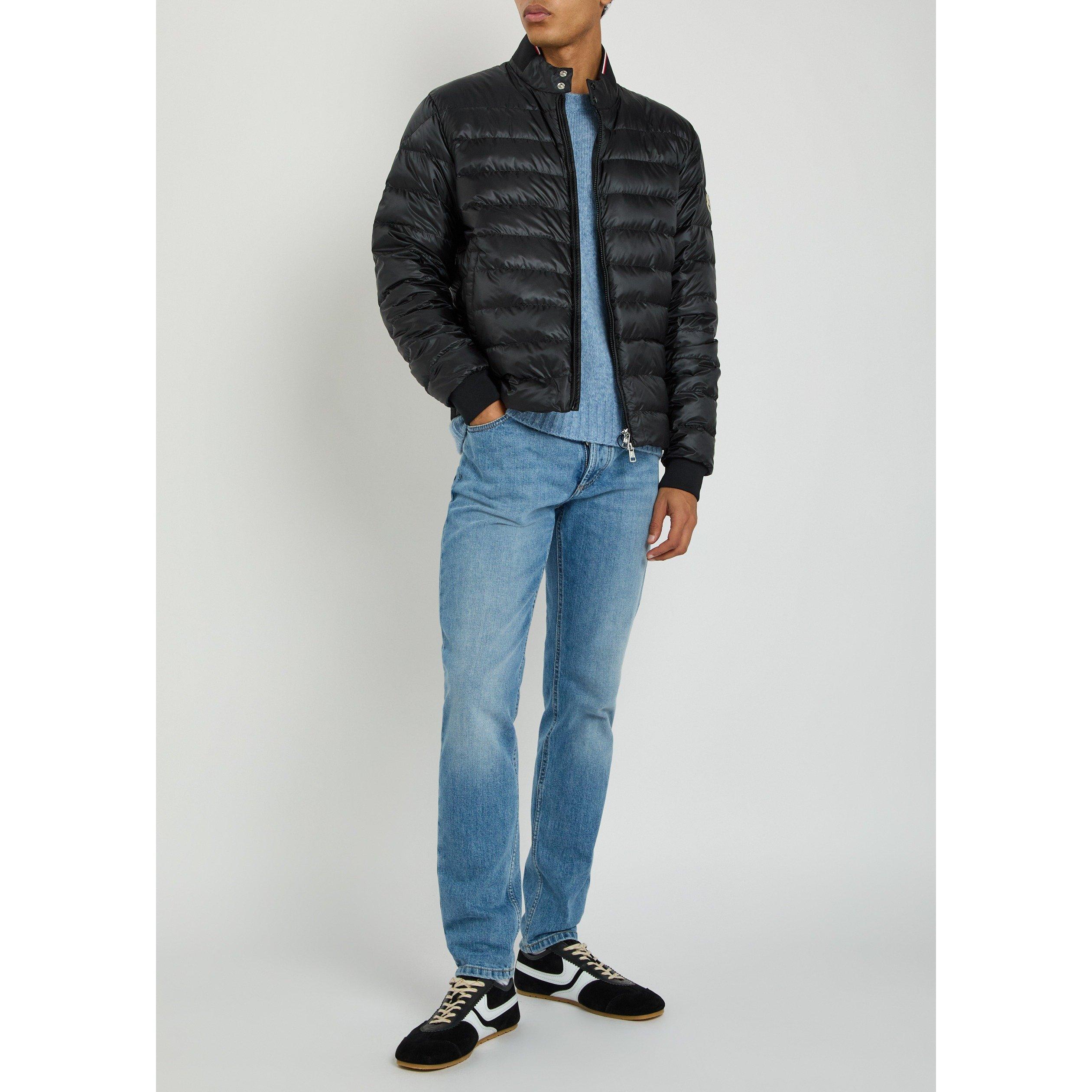 BLACK - Moncler - Men's Rigel Biker Short Puffer Jacket - 5