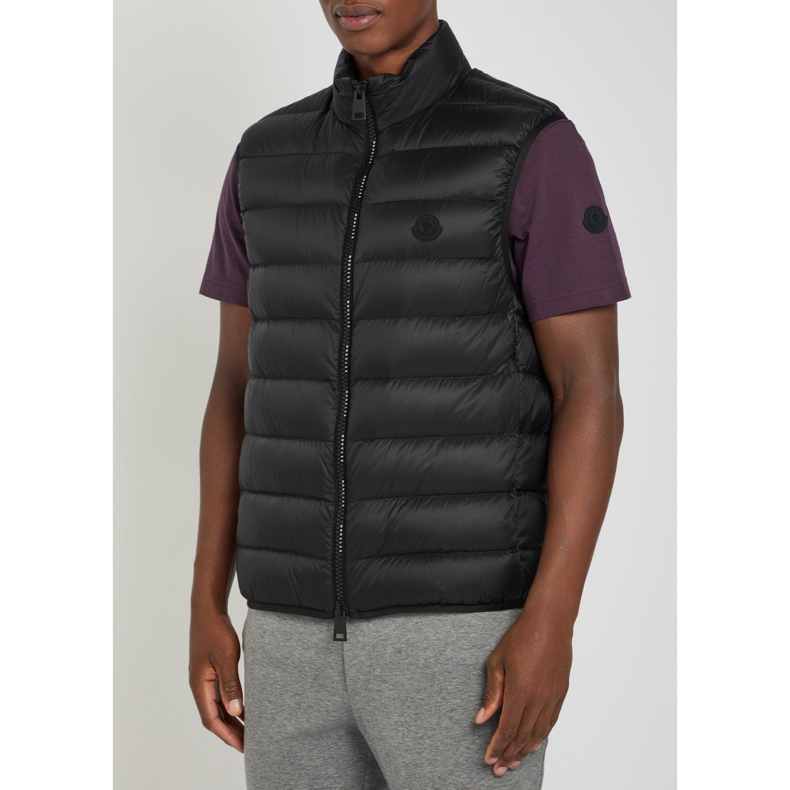 BLACK - Moncler - Men's Deneb Quilted Gilet - 2