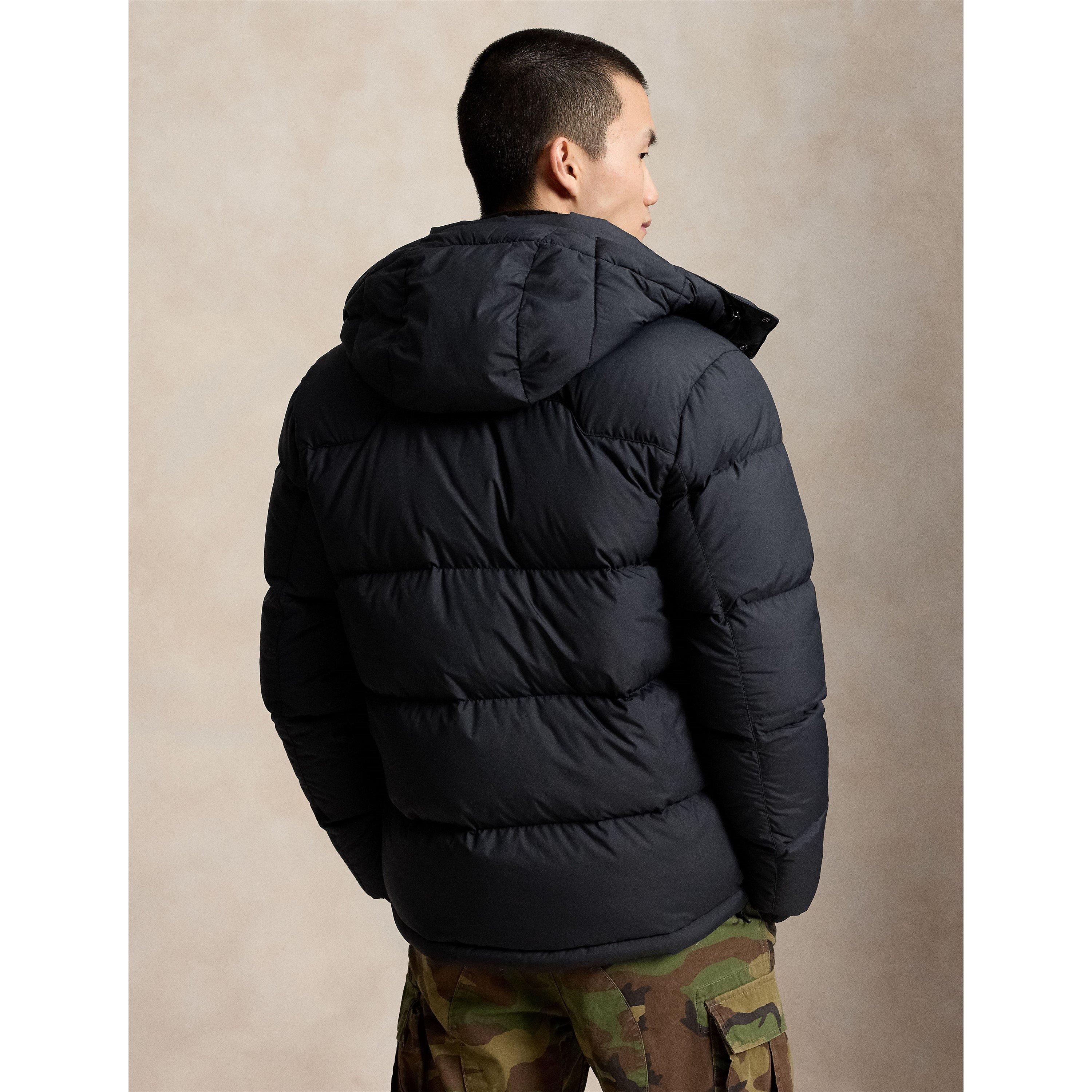 Polo Black - Polo Ralph Lauren - Men's El Cap Water Resistant Duck Down Detachable Hood Short Puffer Jacket - 3