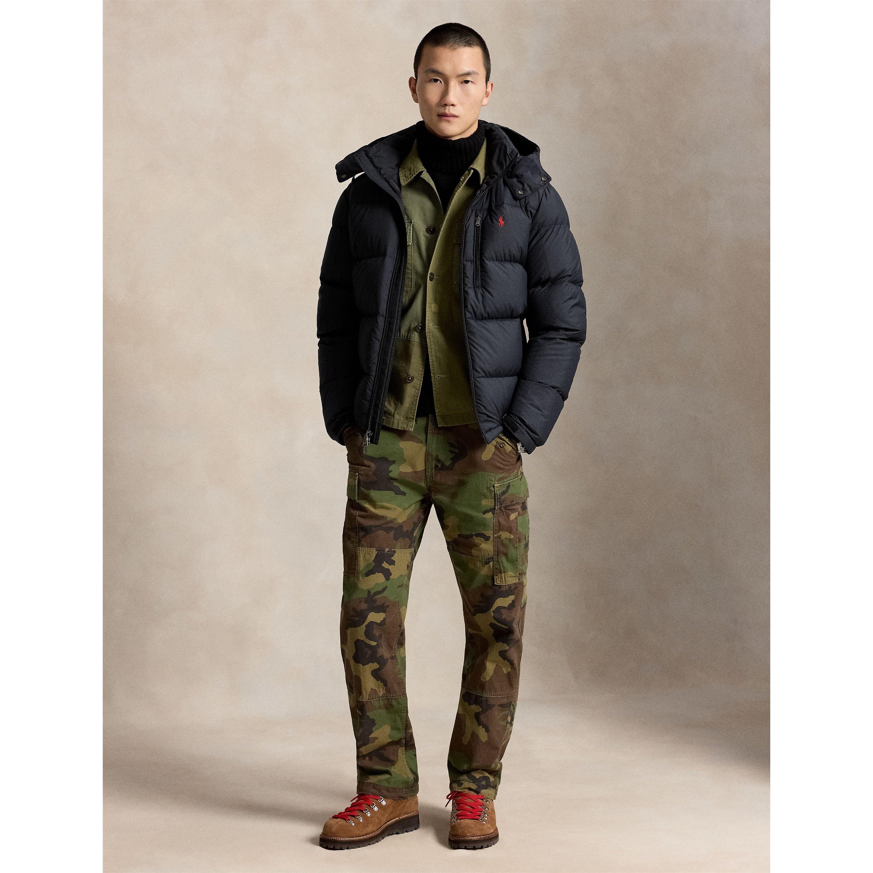 Polo Black - Polo Ralph Lauren - Men's El Cap Water Resistant Duck Down Detachable Hood Short Puffer Jacket - 5