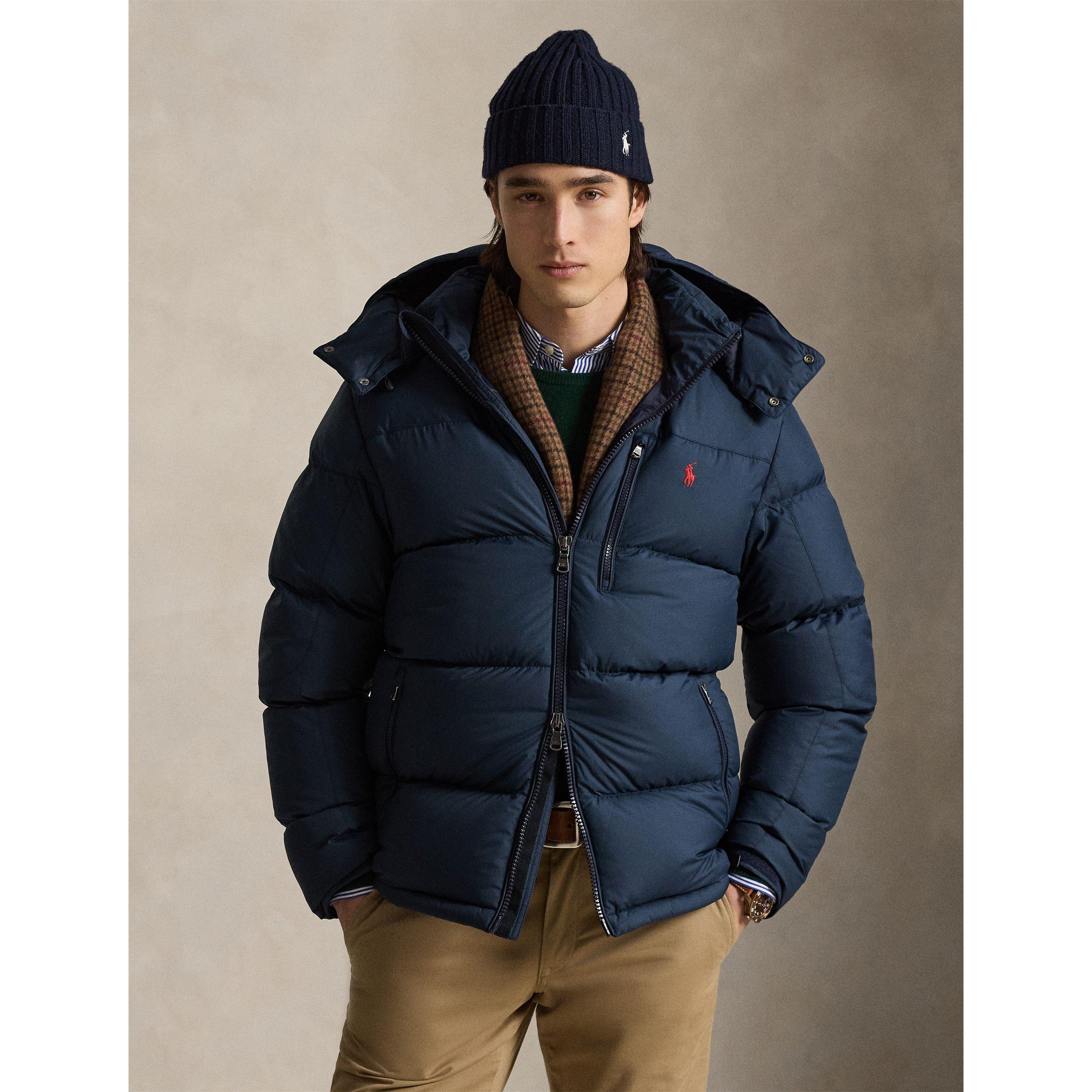 Collection Navy - Polo Ralph Lauren - Men's El Cap Water Resistant Duck Down Detachable Hood Short Puffer Jacket - 2
