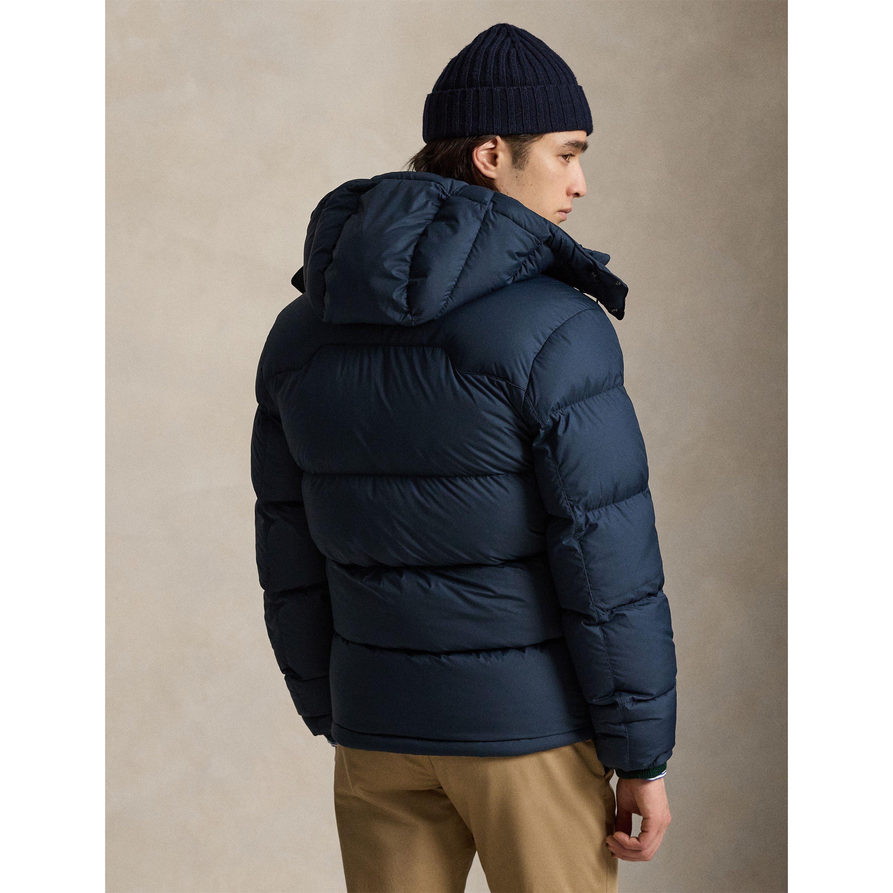 Collection Navy - Polo Ralph Lauren - Men's El Cap Water Resistant Duck Down Detachable Hood Short Puffer Jacket - 3