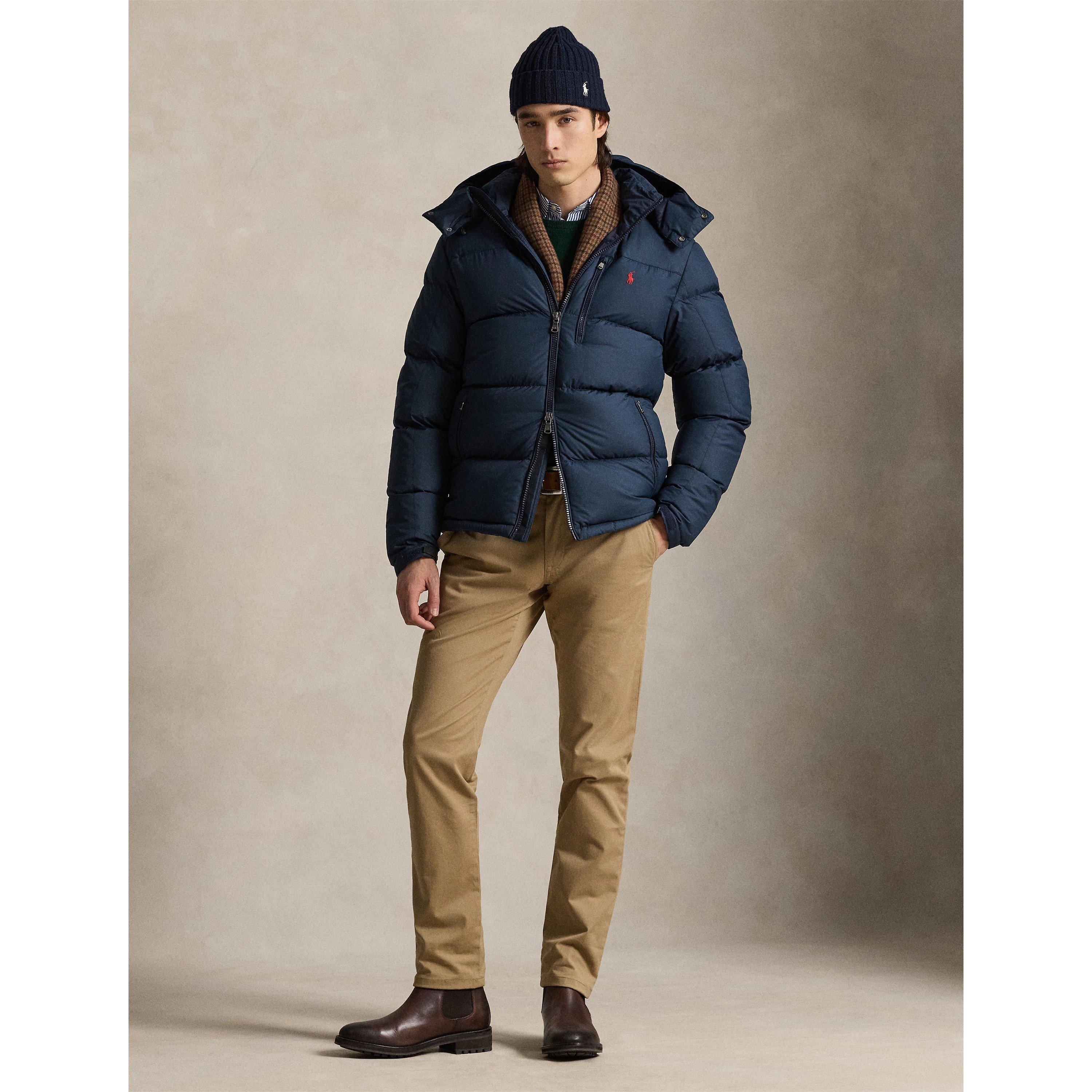 Collection Navy - Polo Ralph Lauren - Men's El Cap Water Resistant Duck Down Detachable Hood Short Puffer Jacket - 5