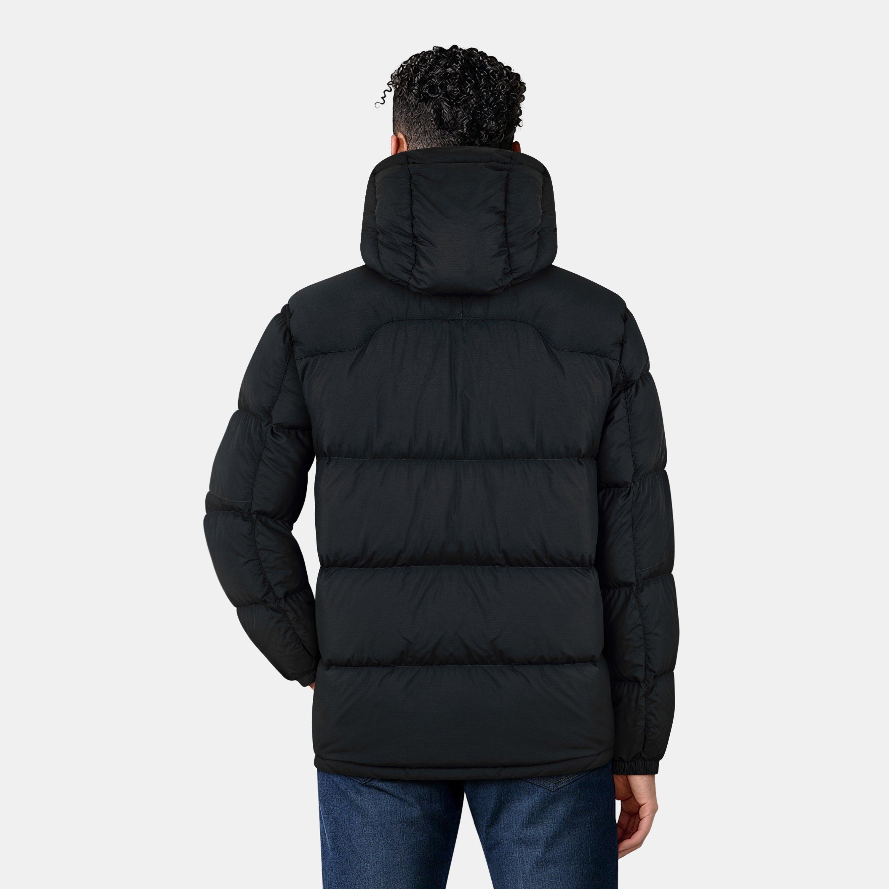 Polo Black - Polo Ralph Lauren - Men's El Cap Water Resistant Duck Down Detachable Hood Short Puffer Jacket - 4