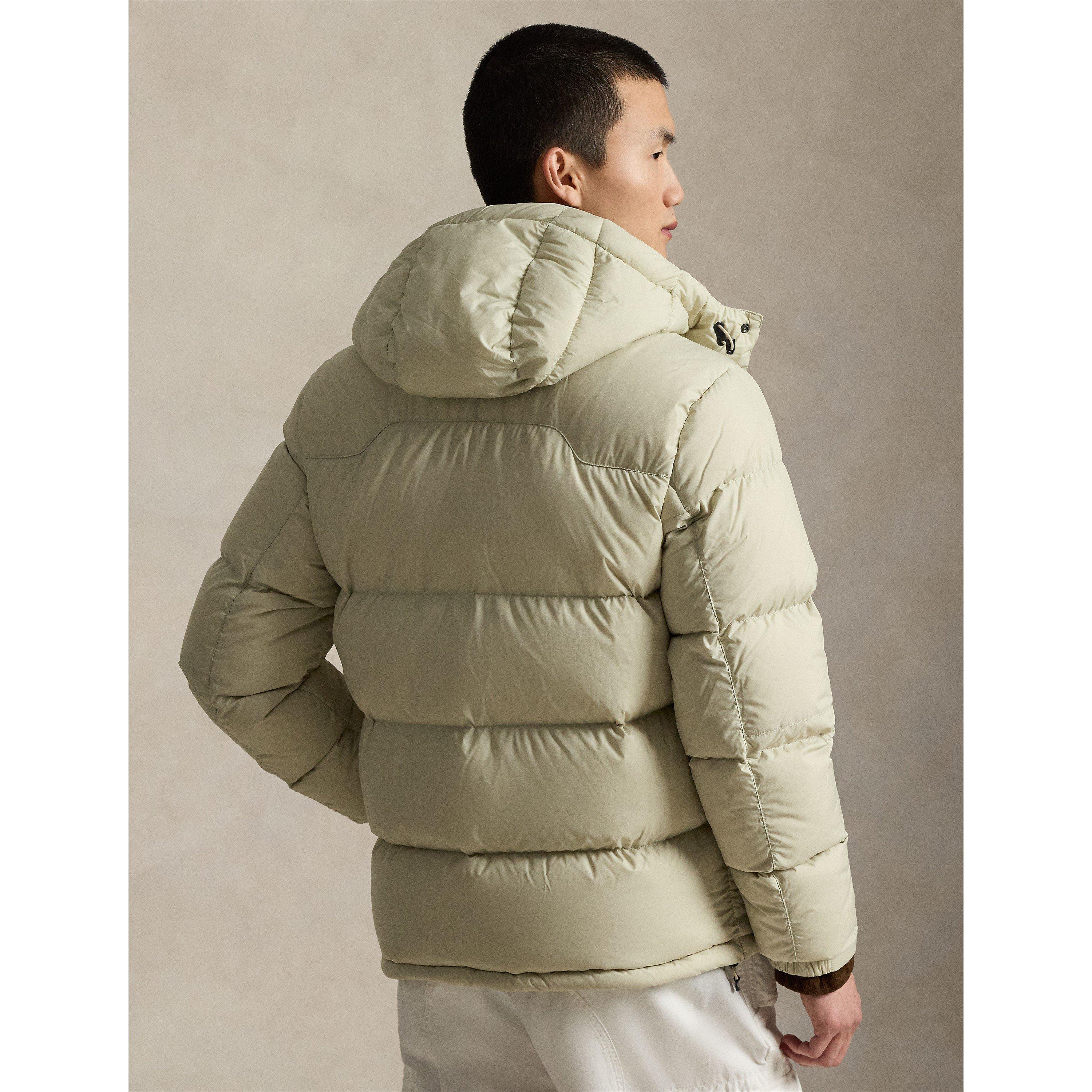 New Stone - Polo Ralph Lauren - Men's El Cap Water Resistant Duck Down Detachable Hood Short Puffer Jacket - 3