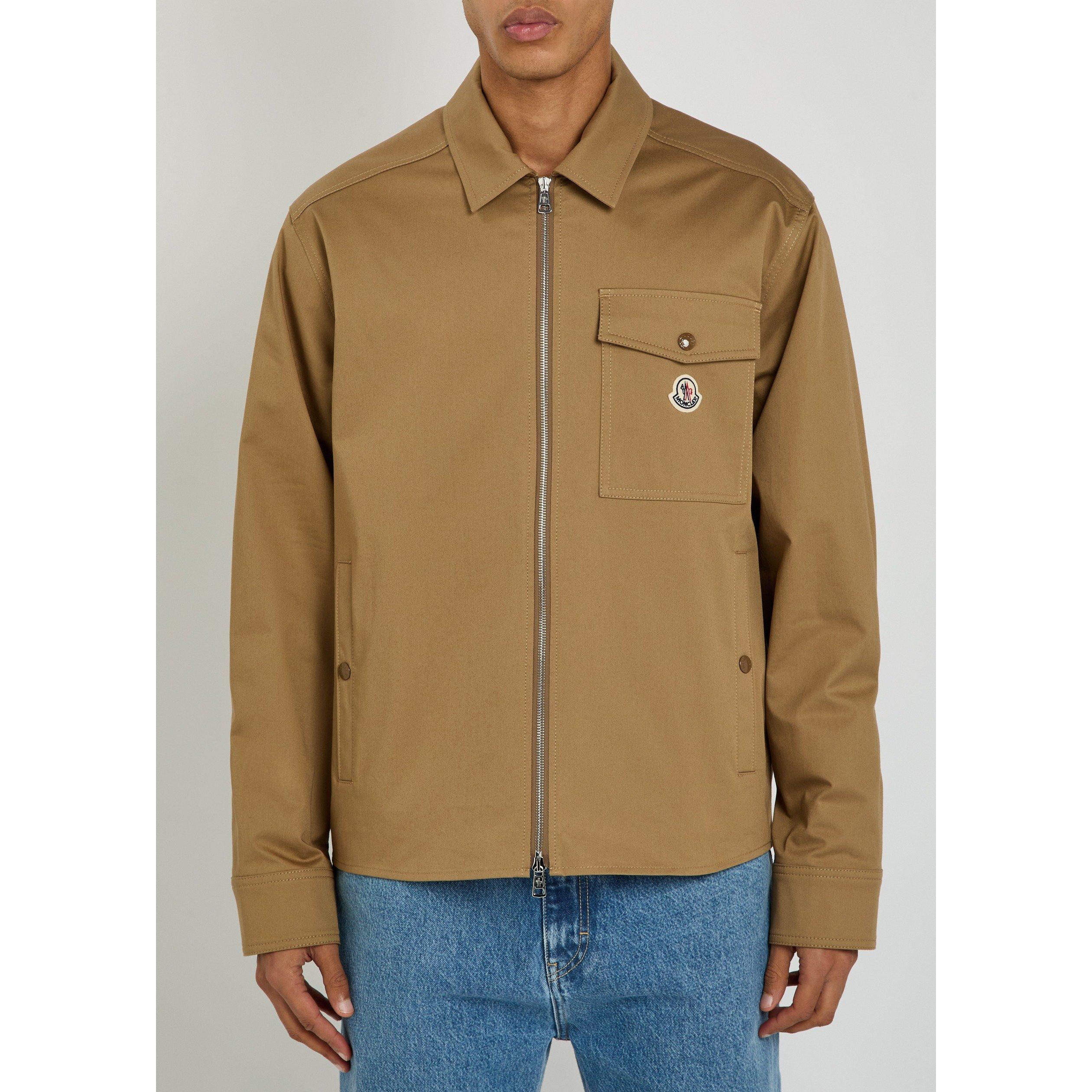 SAND - Moncler - Men's Cotton Chest Pocket Overshirt - 2