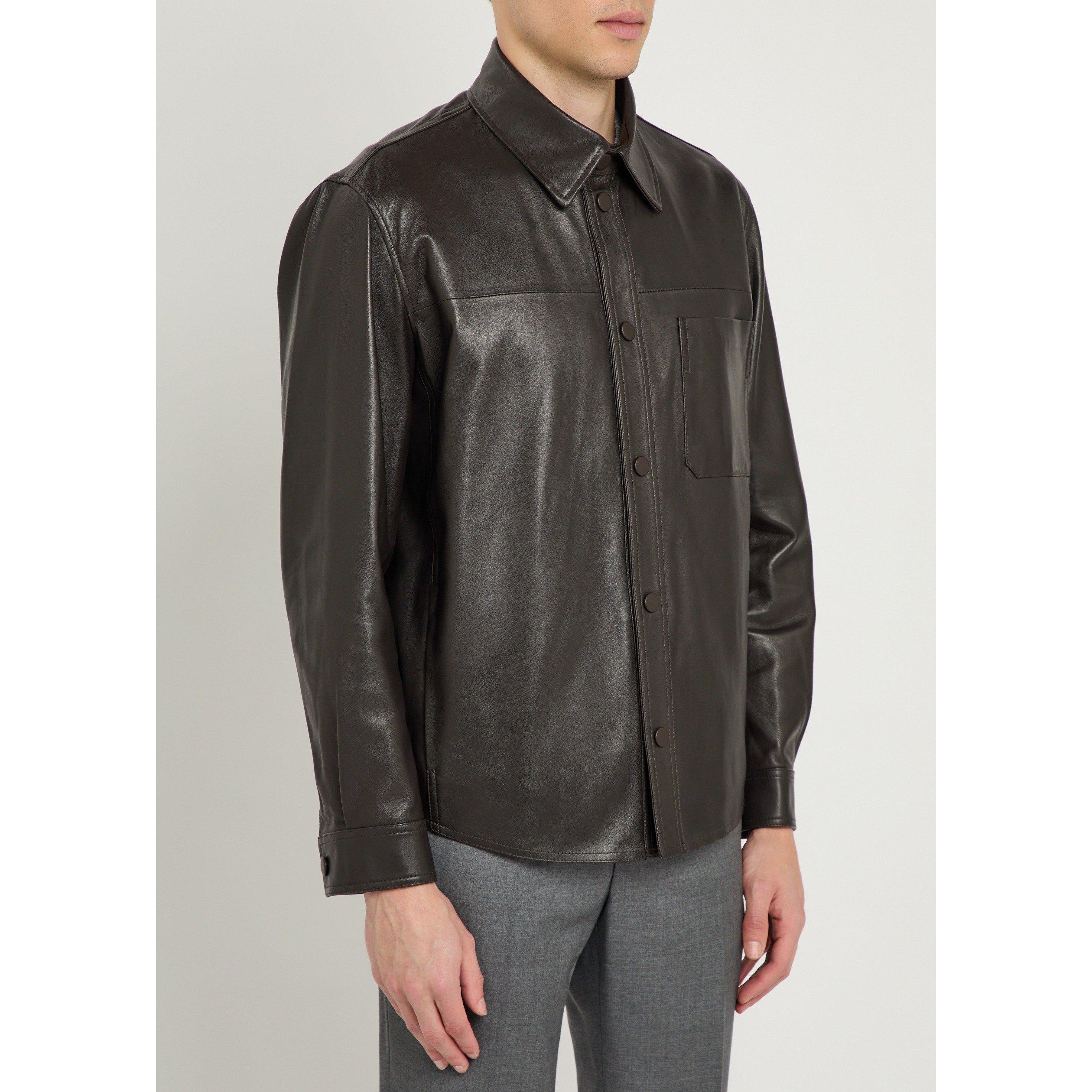 BLACK - Slowear Spa - SLO JKT OSHRT LTHR 1 PKT - 2