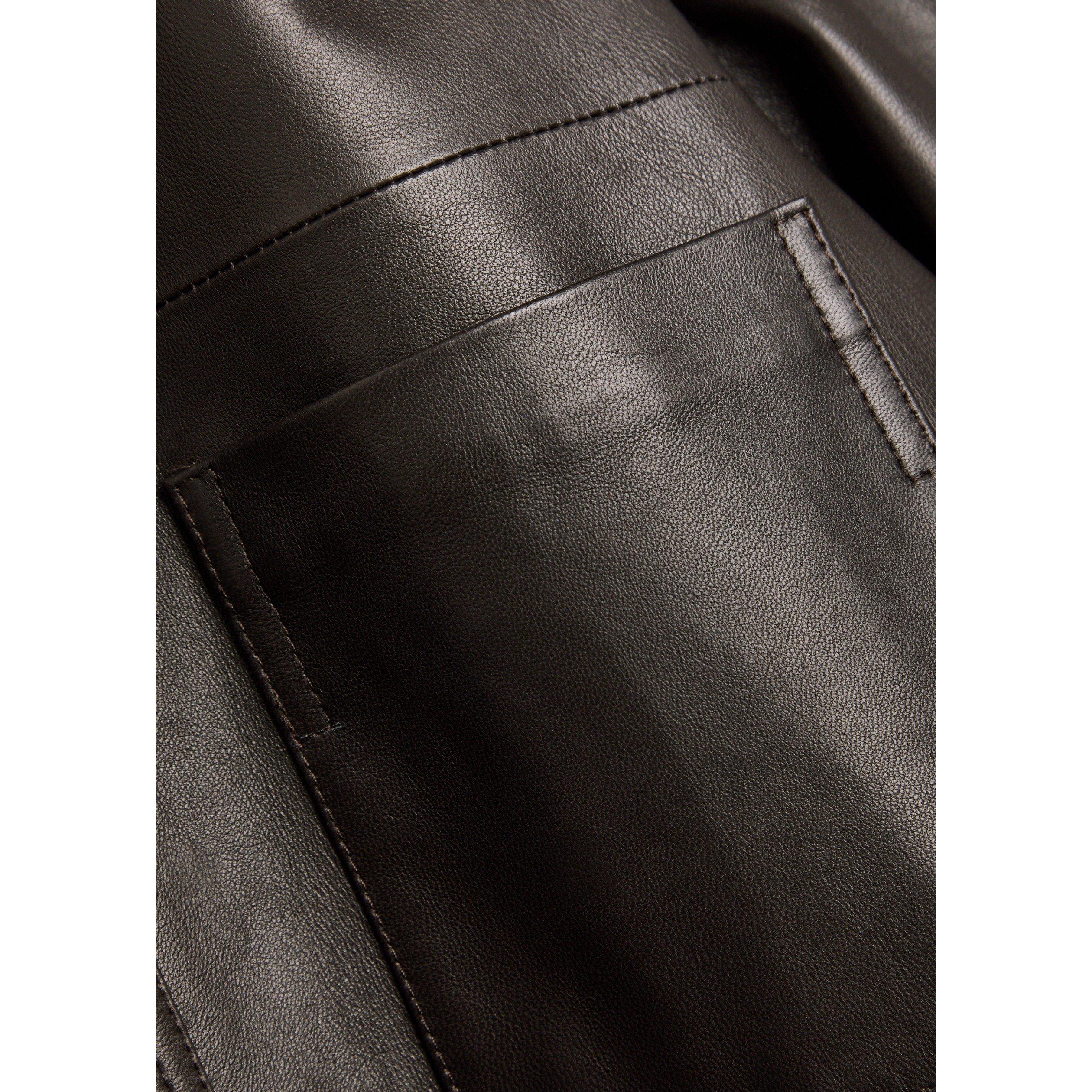 BLACK - Slowear Spa - SLO JKT OSHRT LTHR 1 PKT - 4