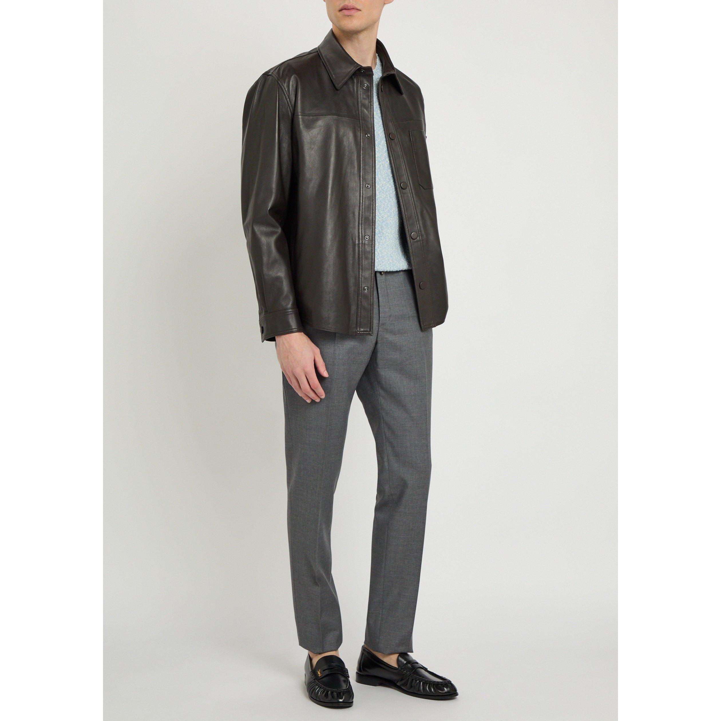 BLACK - Slowear Spa - SLO JKT OSHRT LTHR 1 PKT - 5
