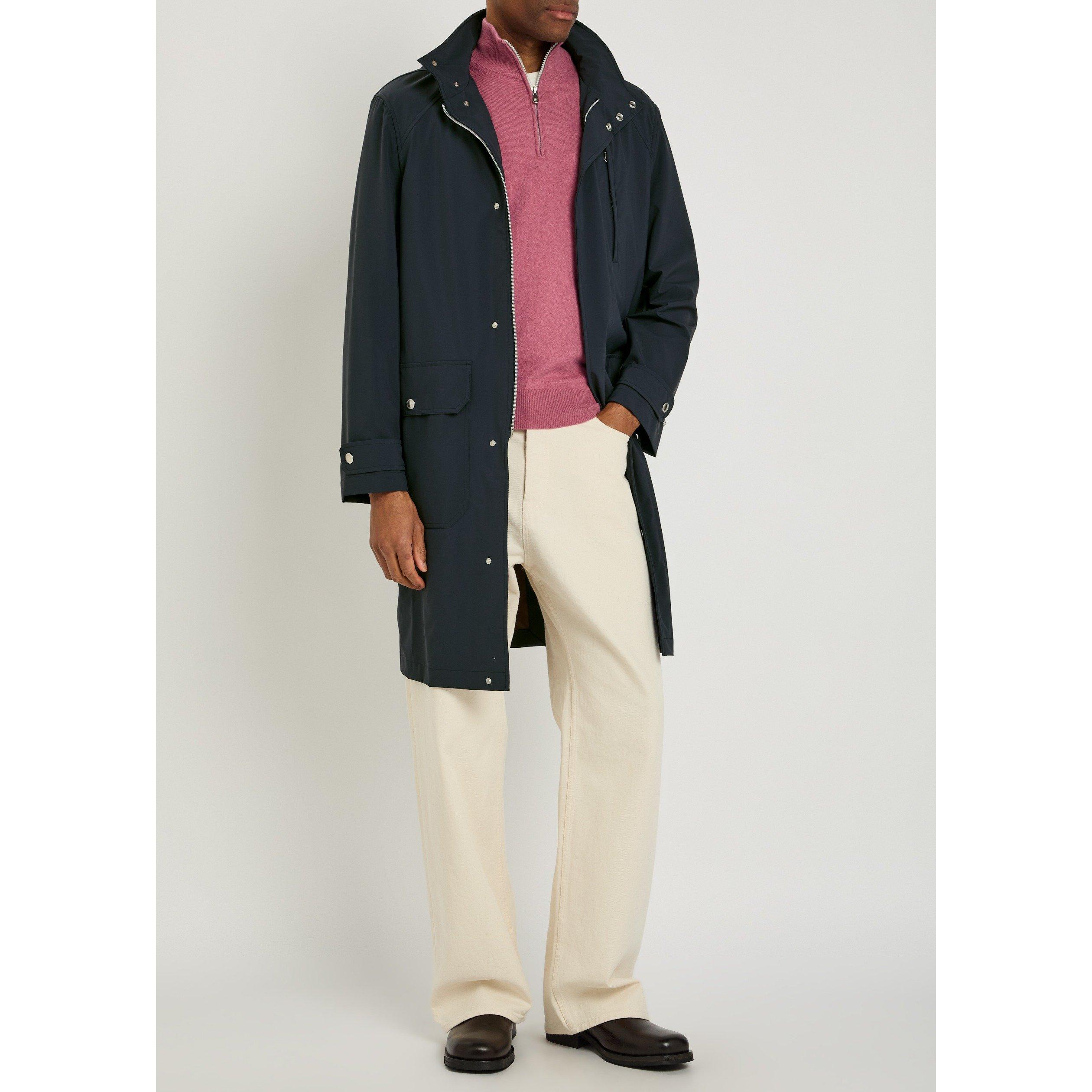 NAVY - Brunello Cucinelli - Men's Rain Jacket - 5