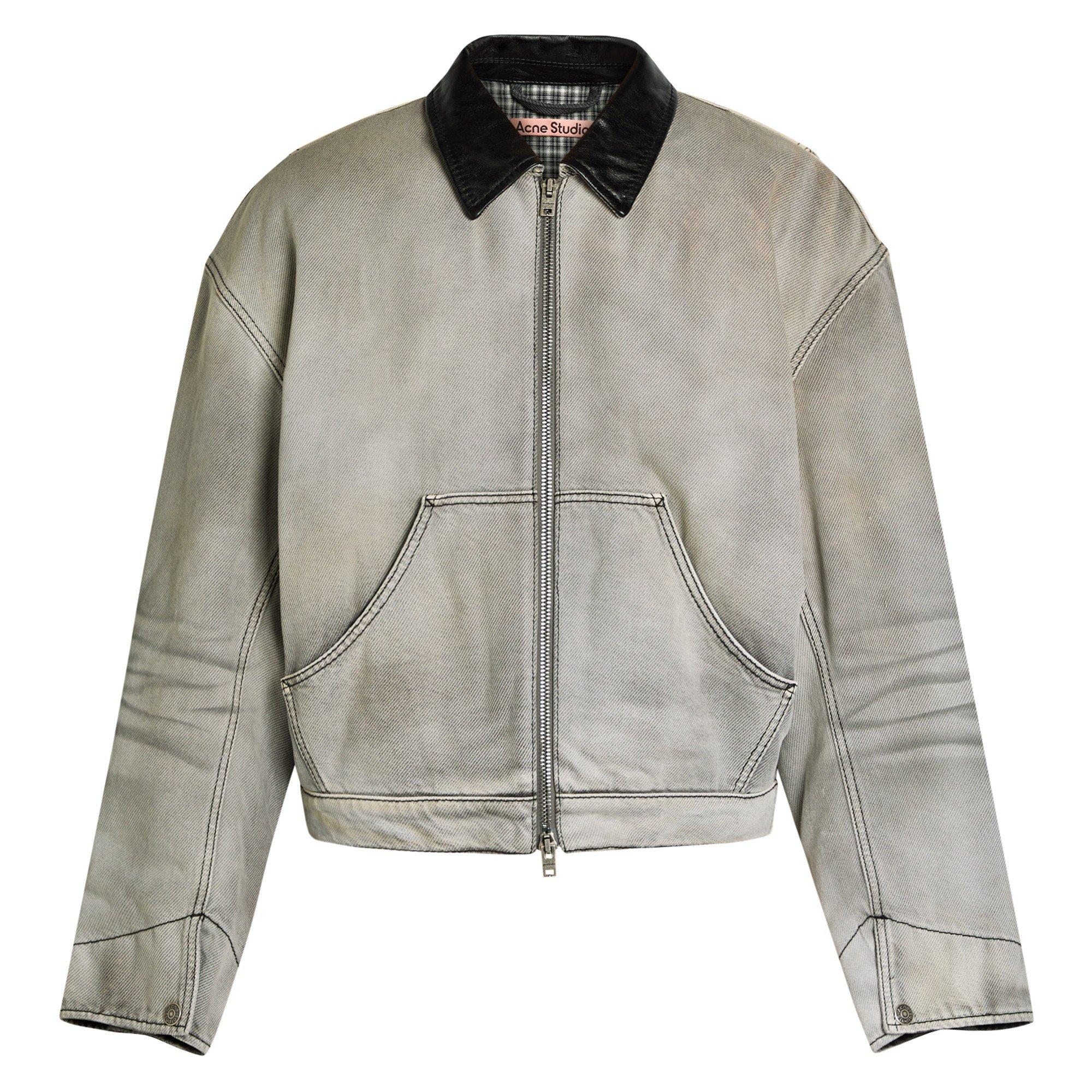 WHITE AND BLACK - Acne Studios - ACNE OHNIEV FADED JACKET - 1