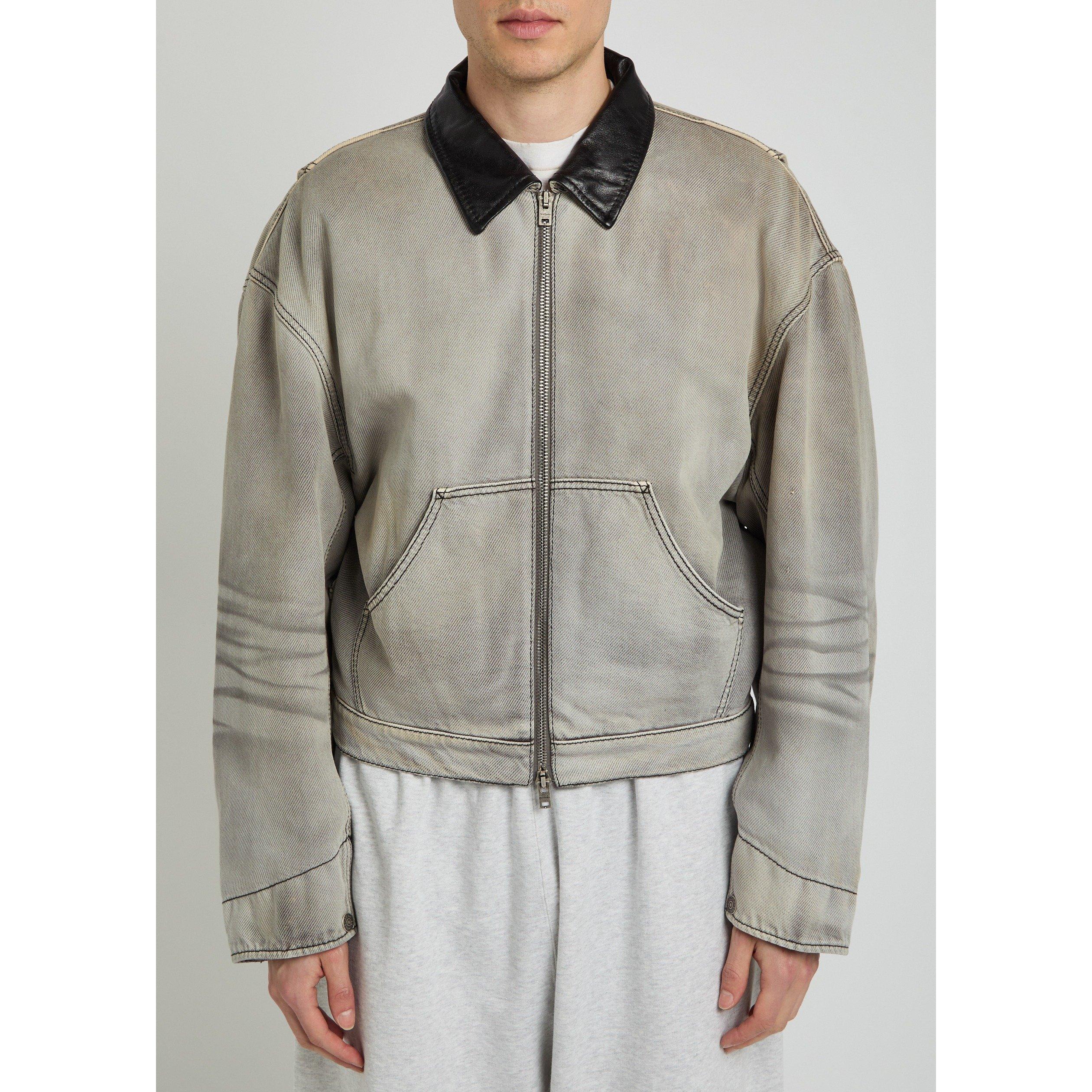 WHITE AND BLACK - Acne Studios - ACNE OHNIEV FADED JACKET - 2