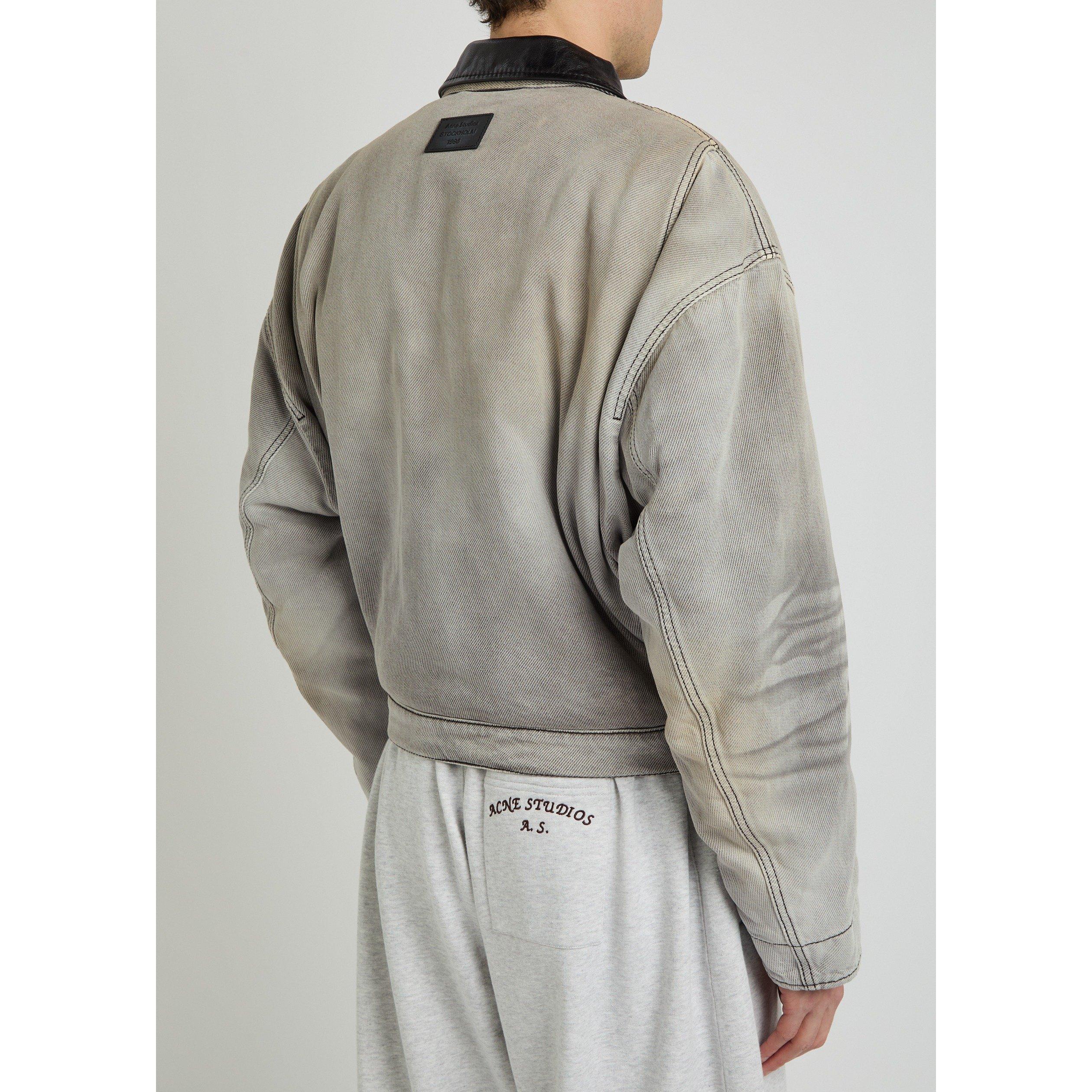 WHITE AND BLACK - Acne Studios - ACNE OHNIEV FADED JACKET - 3