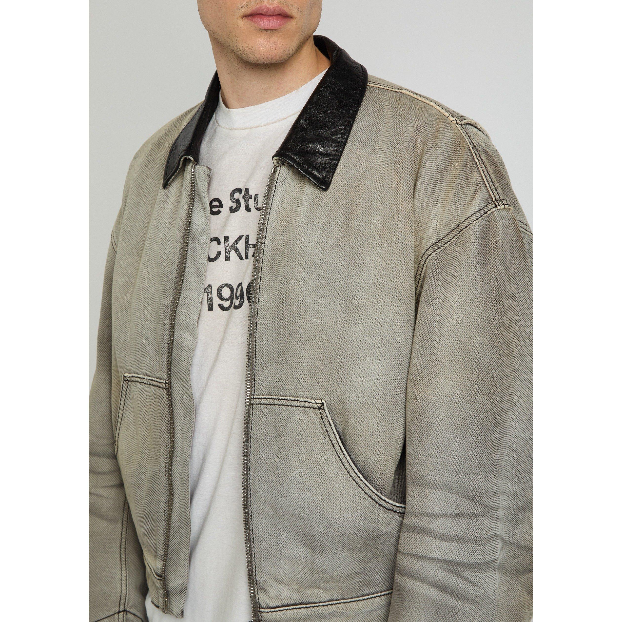 WHITE AND BLACK - Acne Studios - ACNE OHNIEV FADED JACKET - 4